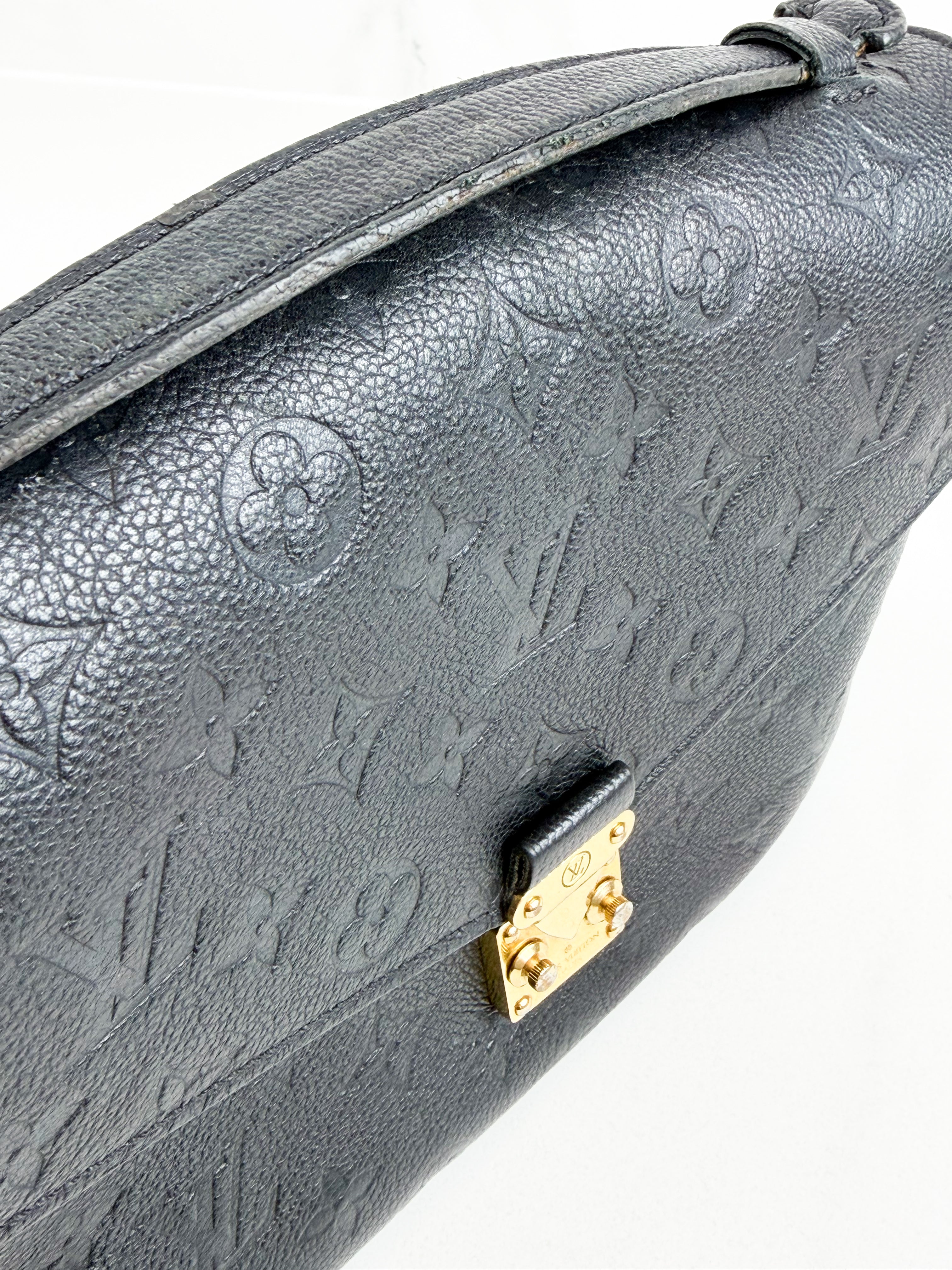 Louis Vuitton Empreinte Black Pochette Metis