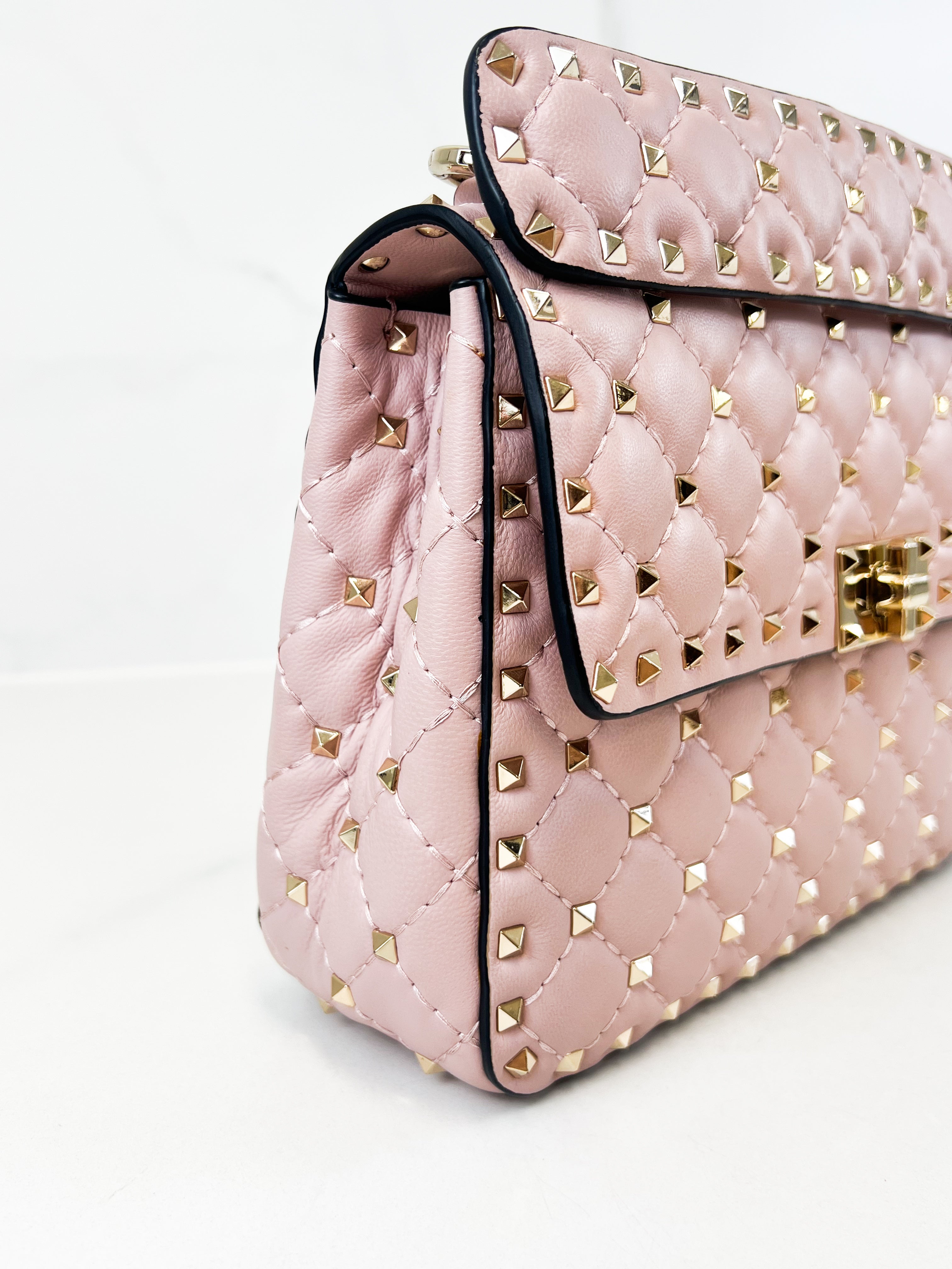 Valentino Garavani Rockstud Spike Nappa Leather Bag