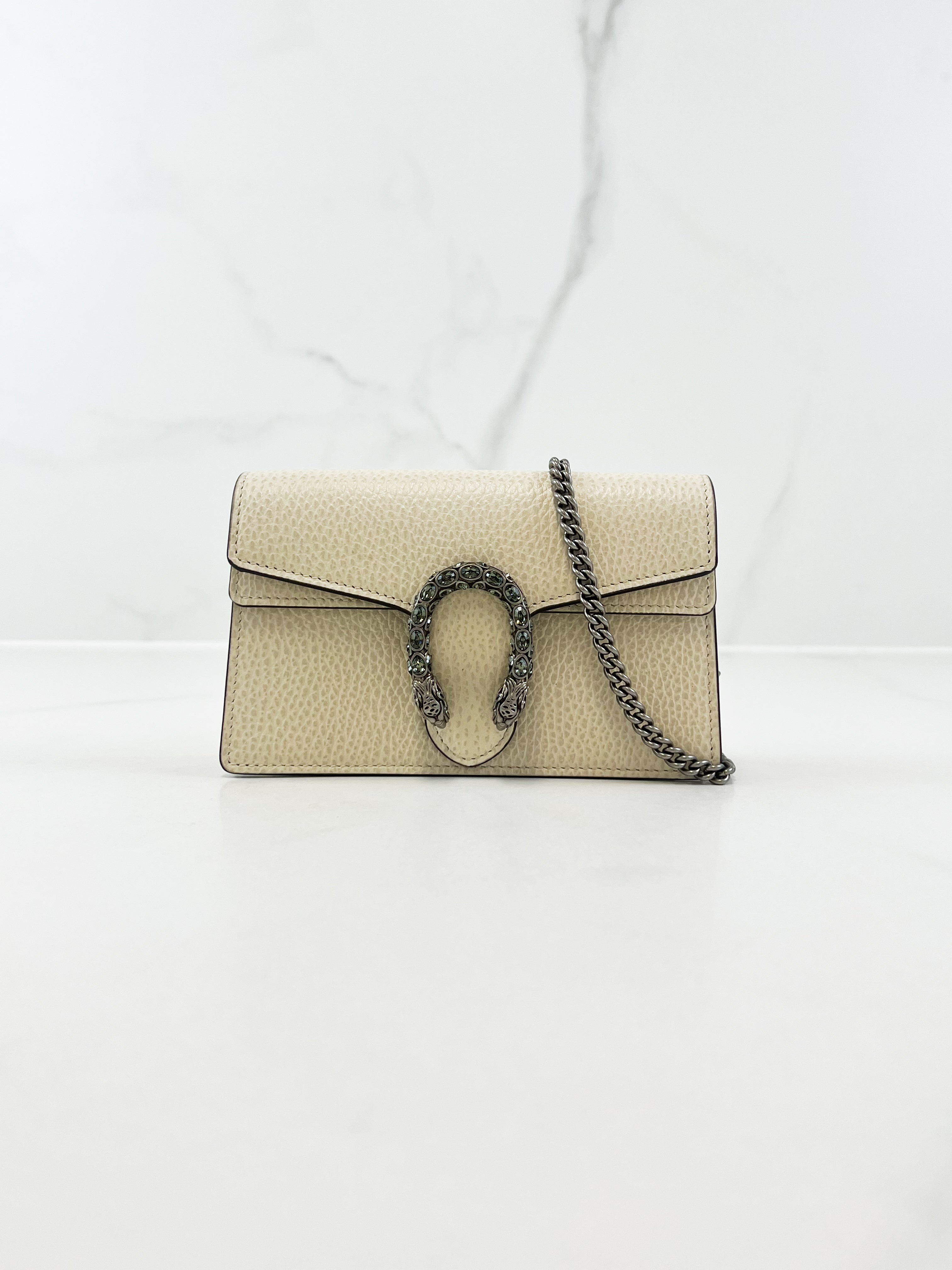Gucci Dionysus White Super Mini Bag