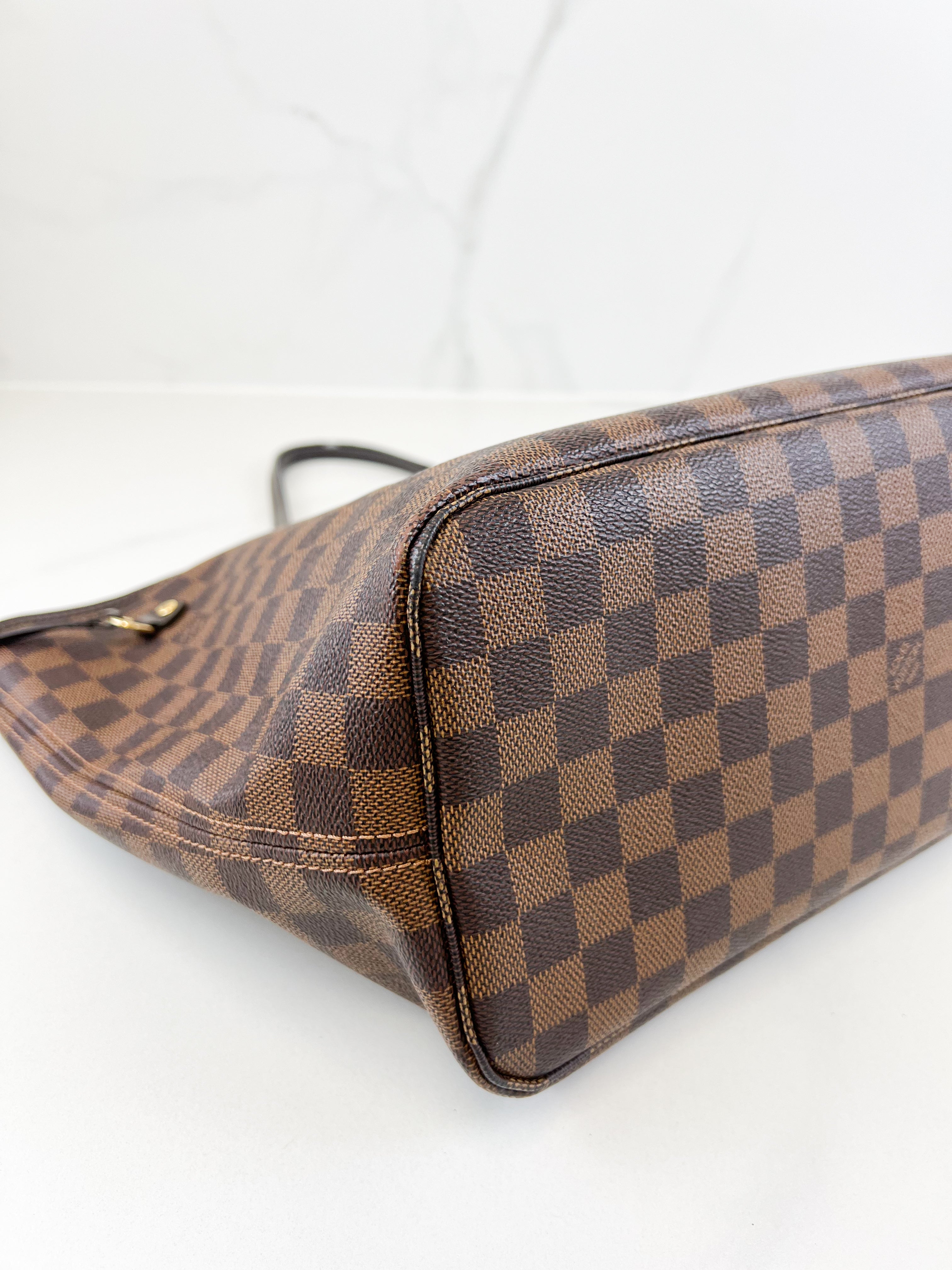 Louis Vuitton Damier Ebene Neverfull MM with Pouch