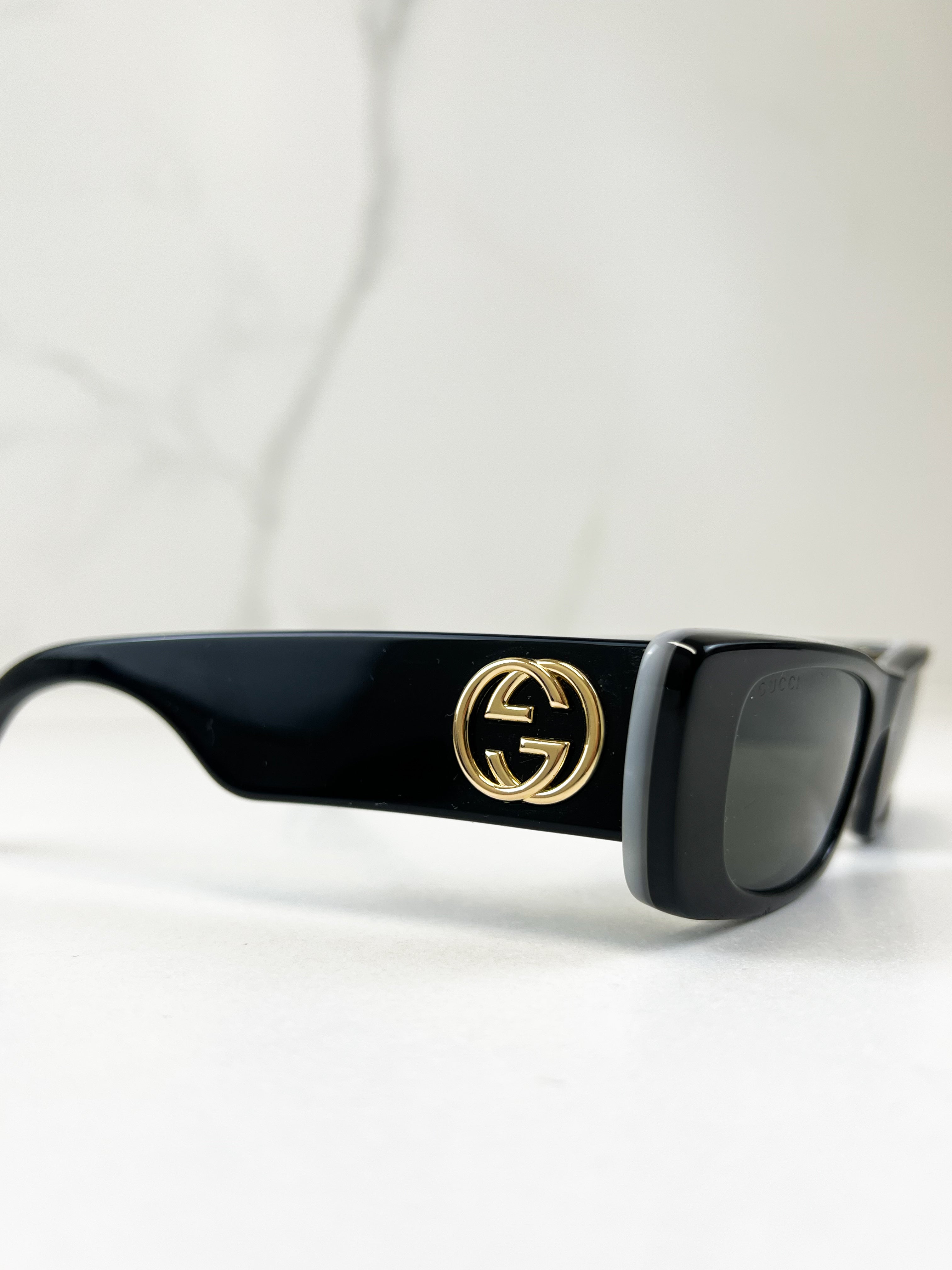 Gucci GG Logo Black Sunglasses
