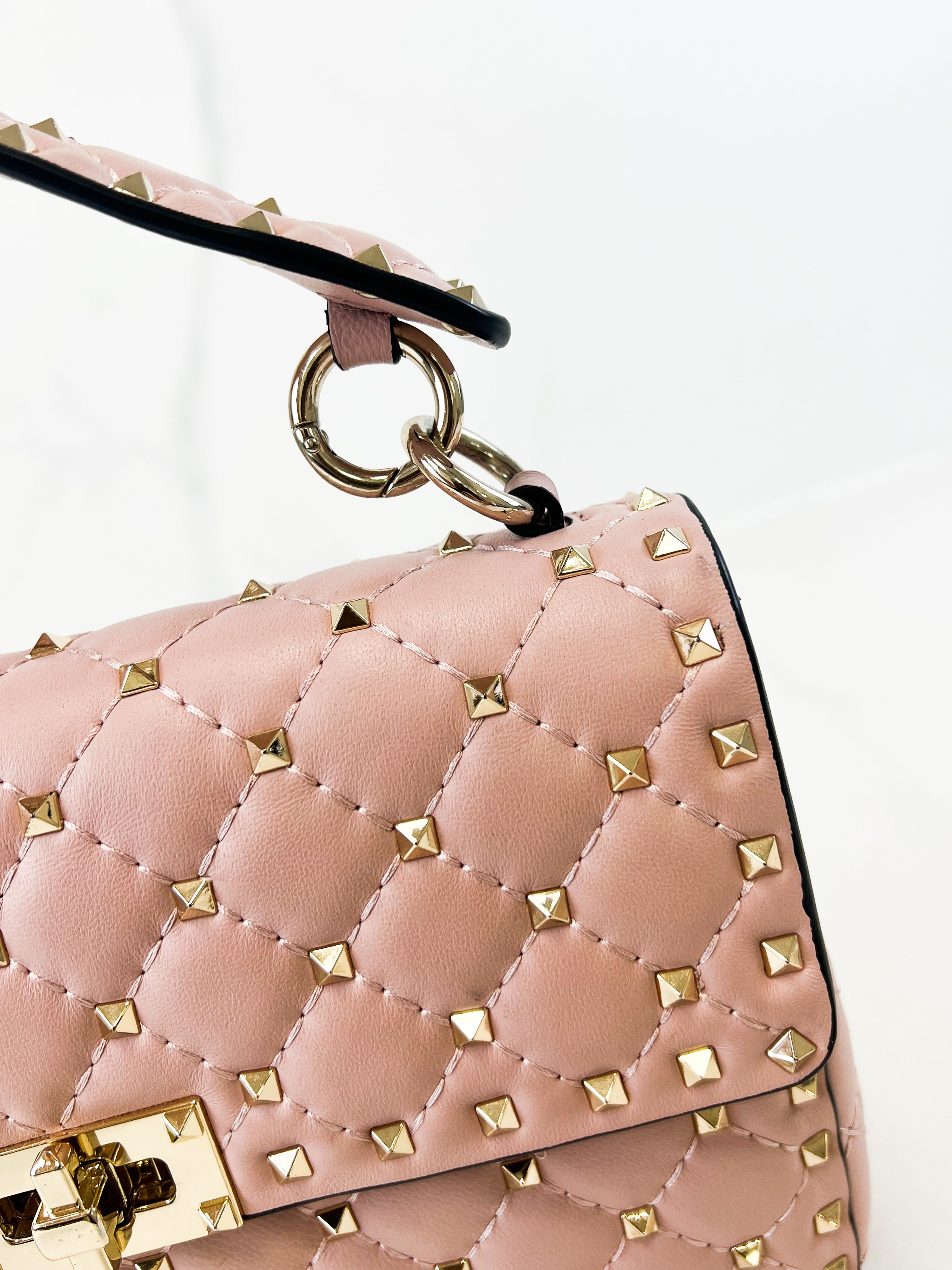 Valentino Garavani Rockstud Spike Nappa Leather Bag