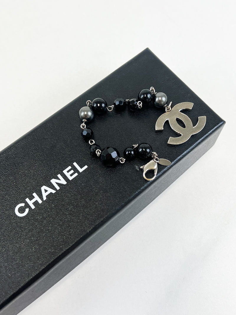 Chanel CC Black Bracelet