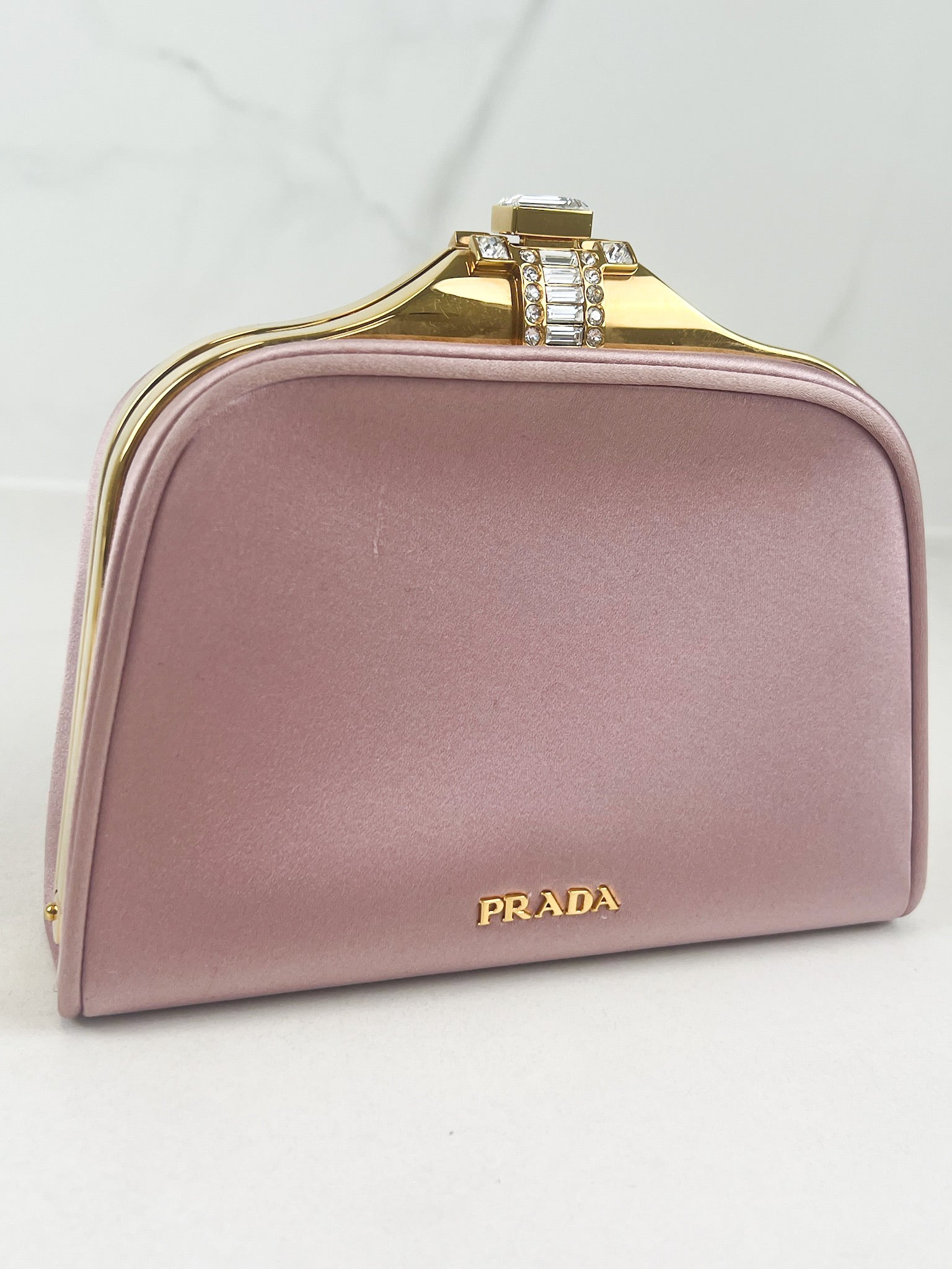 Prada Pink Diamond Clutch