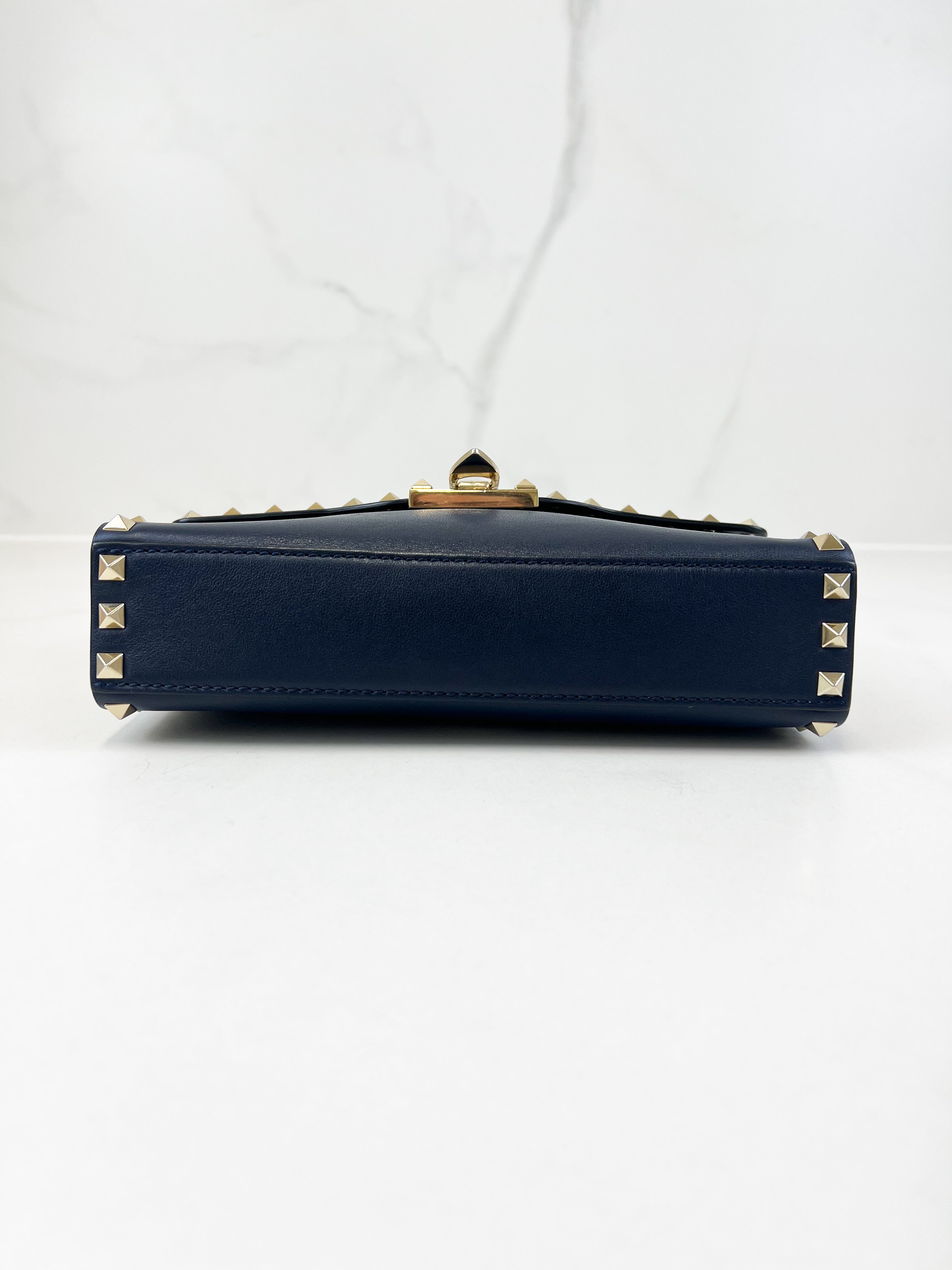 Valentino Garavani Rockstud Grain Texture Crossbody Bag