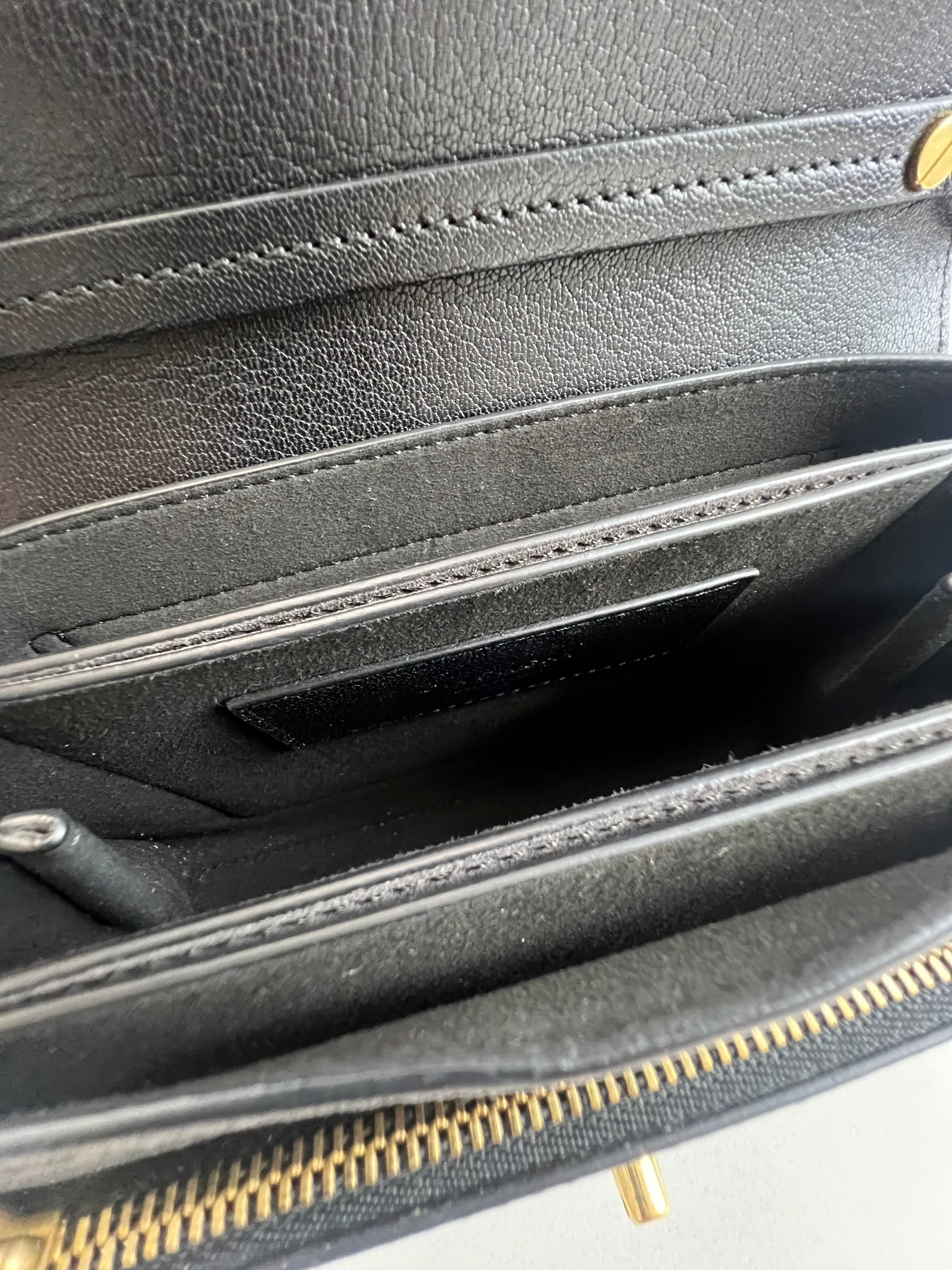 Givenchy Leather/Suede Small Shoulder Bag in Black