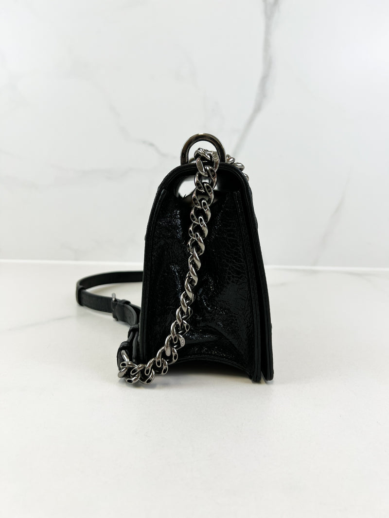 Christian Dior Medium Black Leather Diorama Shoulder Bag