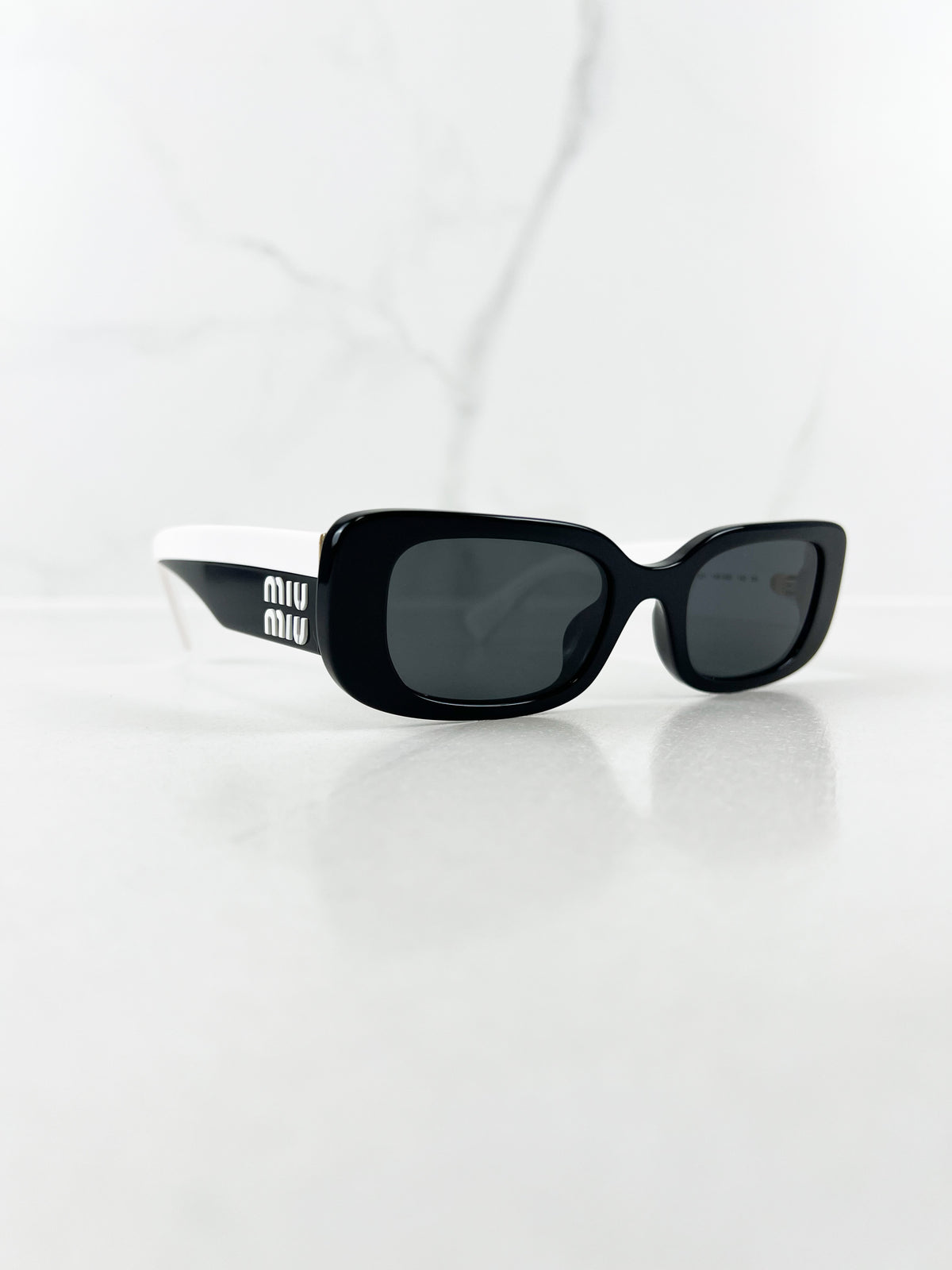 Miu Miu Logo Print Sunglasses