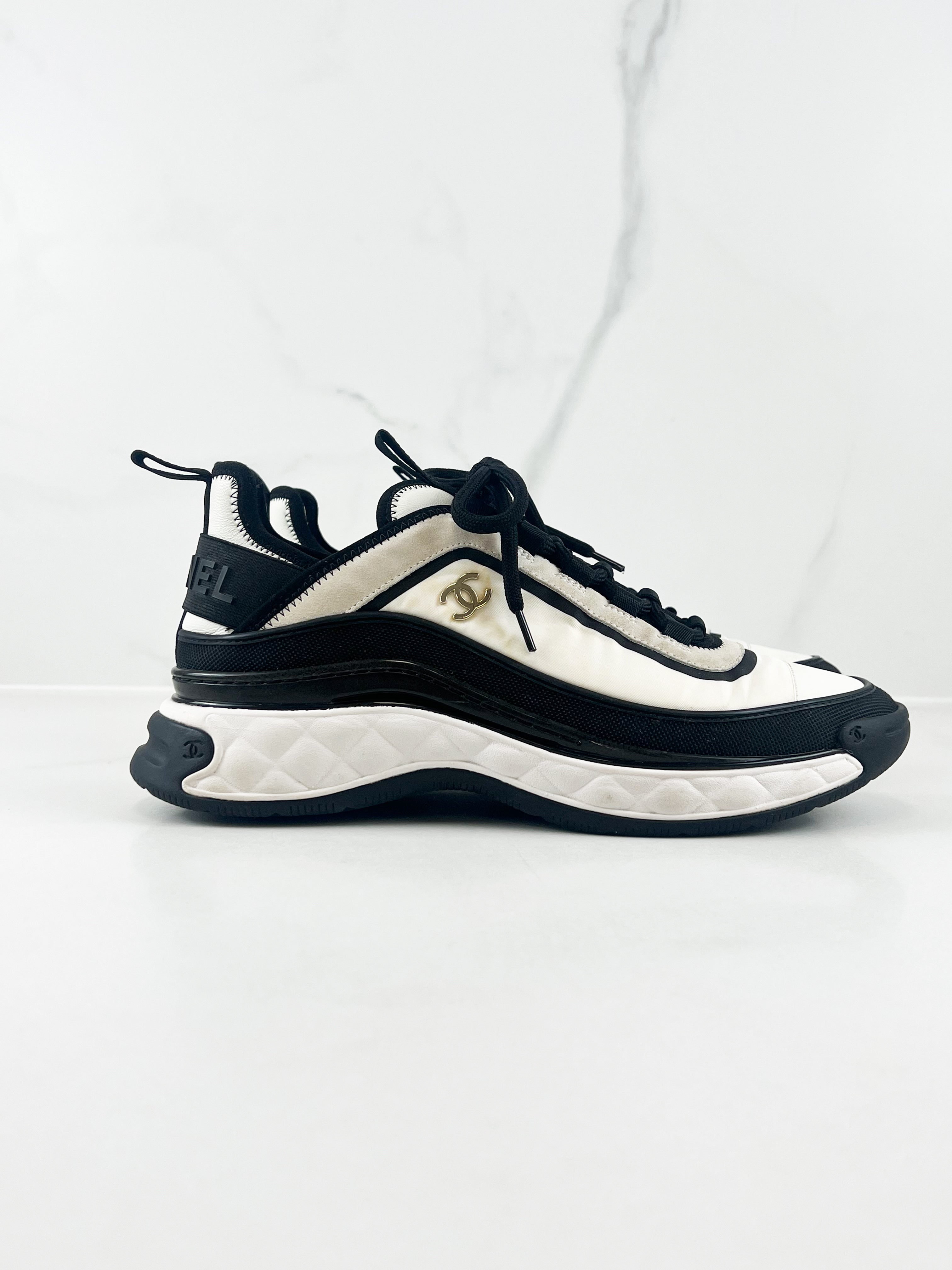 Chanel CC Logo Sneaker Size 39.5