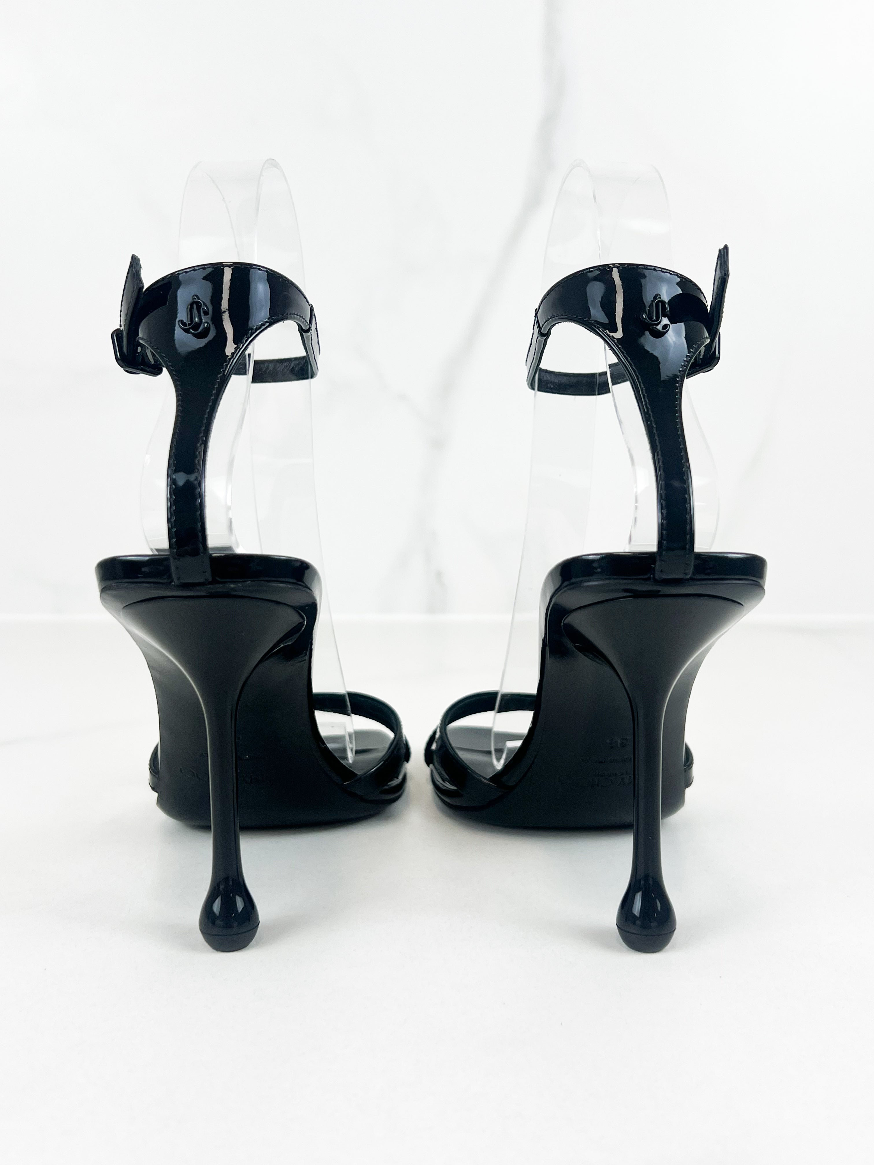 Jimmy Choo Black Ixia Sandal 95