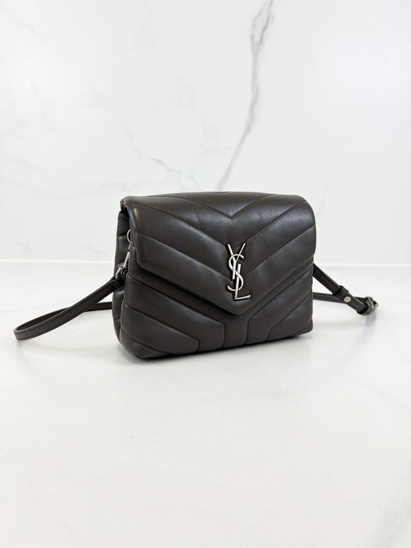 Saint Laurent Grey Loulou Toy with SHW