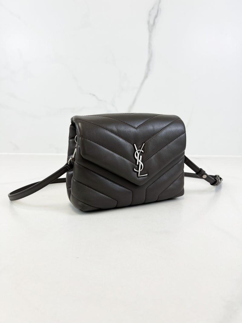Saint Laurent Grey Loulou Toy with SHW