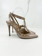 Valentino Powder Pink Rockstud Pumps Size 39