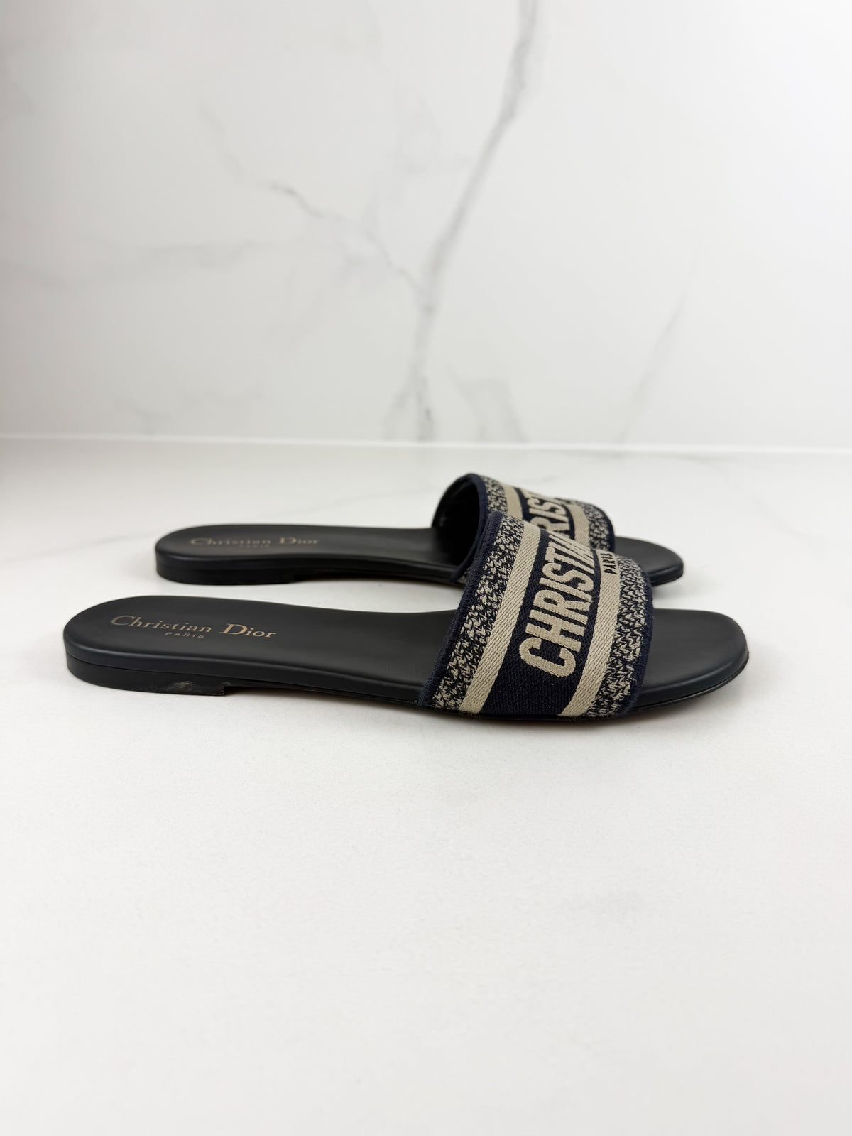 Christian Dior Dway Slides Size 39.5