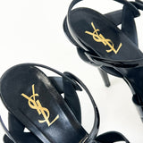 Saint Laurent Patent Tribute Platform Sandals Size 39