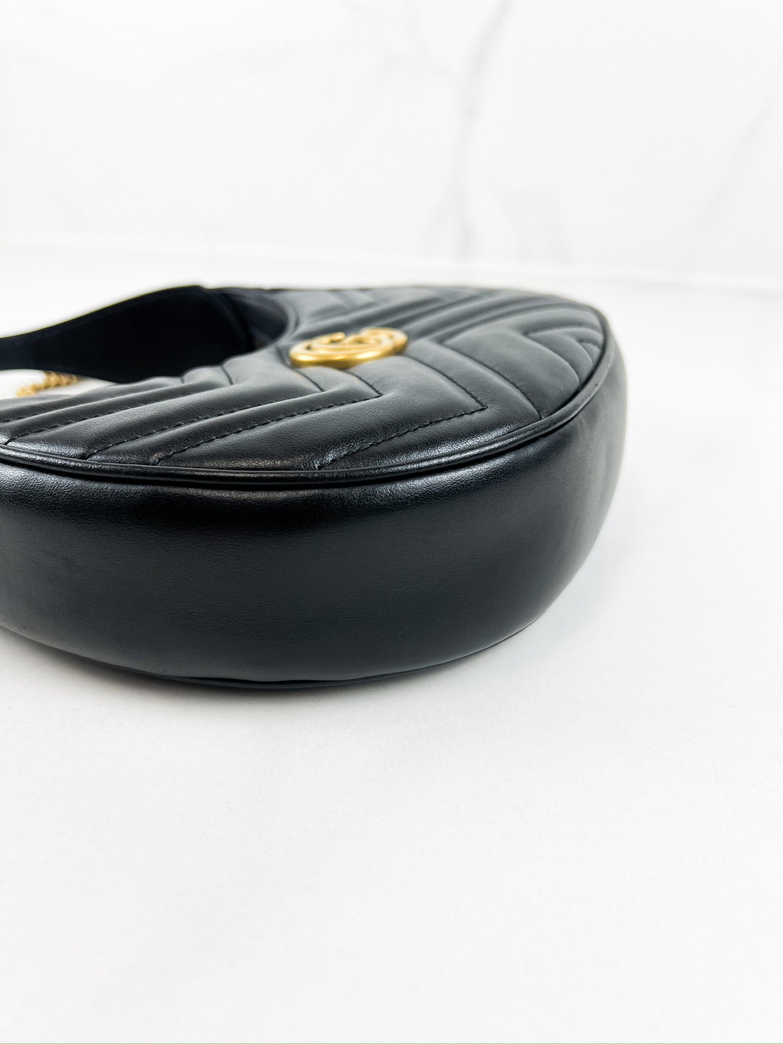 Gucci Half Moon Mini GG Marmont Bag