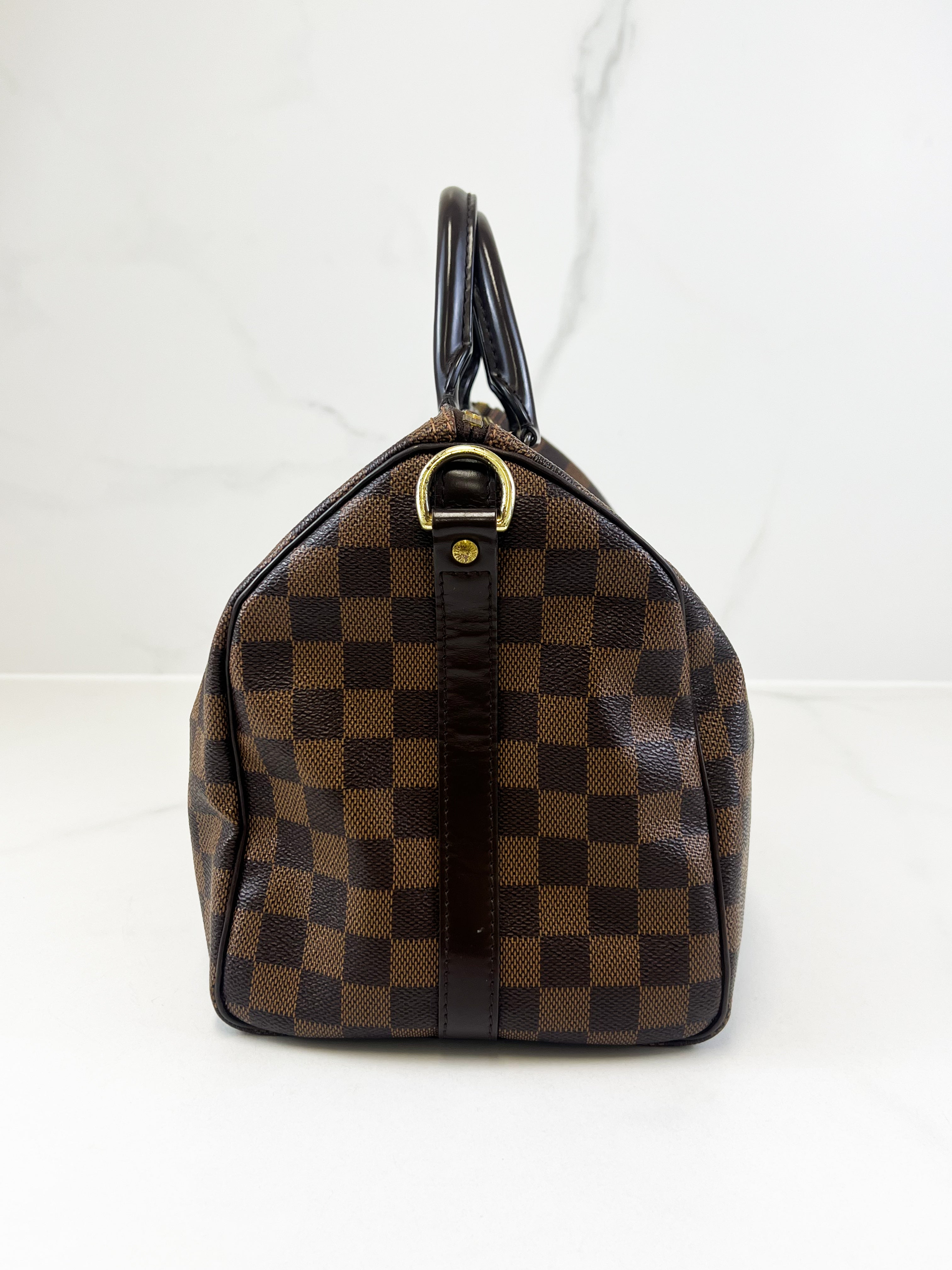 Louis Vuitton Speedy 30 Bandoulière Damier Ebene Canvas