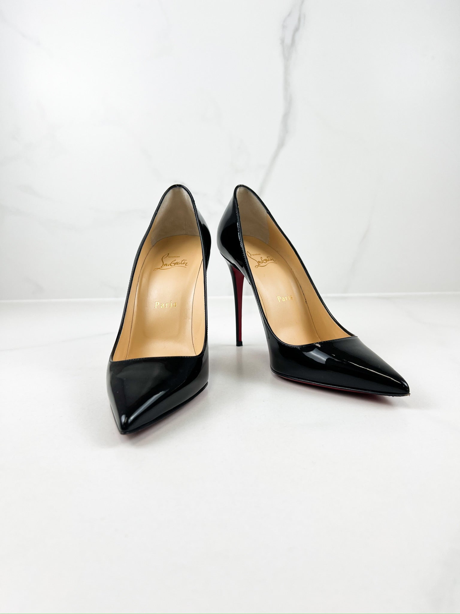Christian Louboutin Black Kate 100mm Size 39