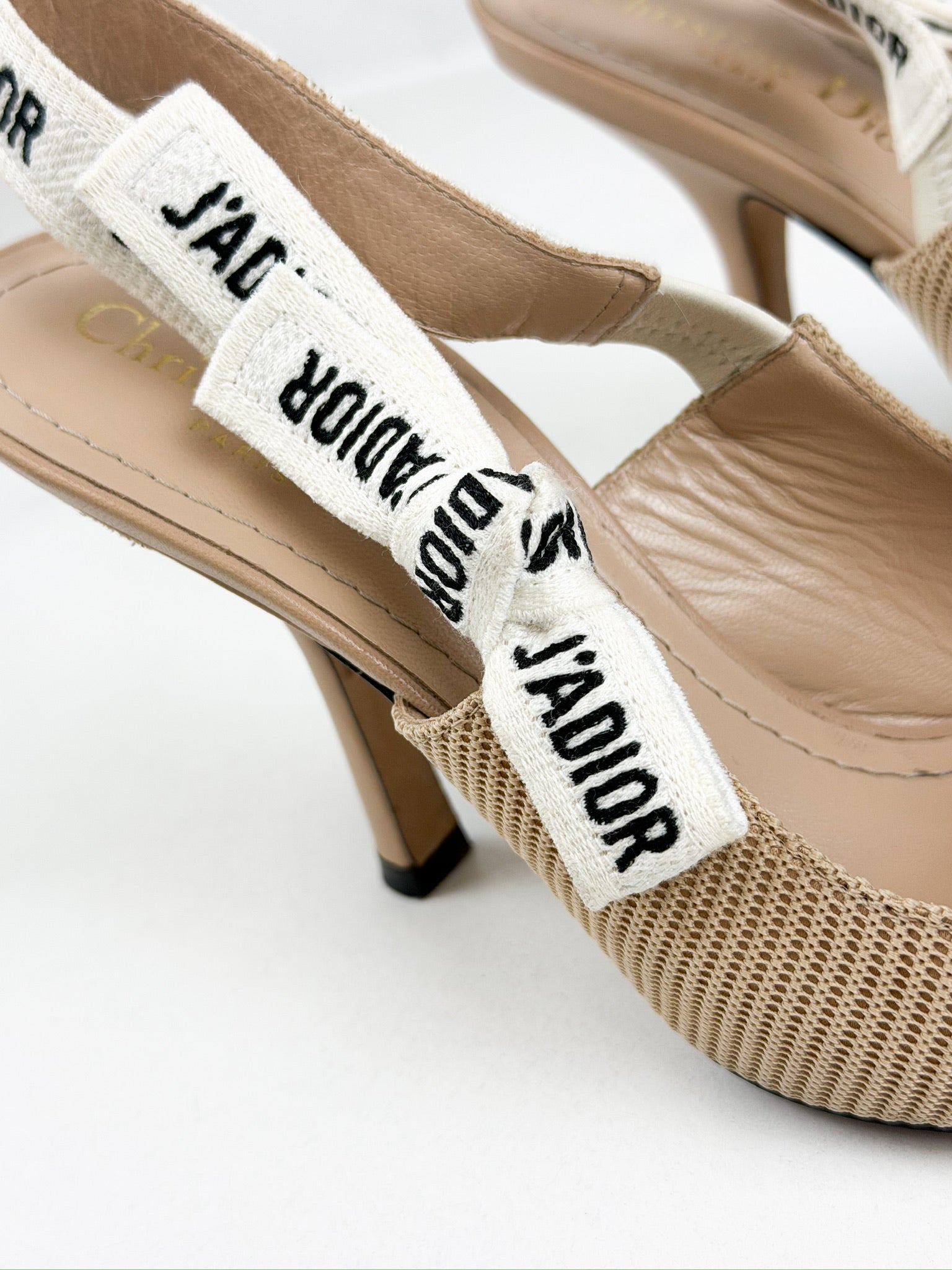 Christian Dior J'adior Slingback Heels Size 35.5D