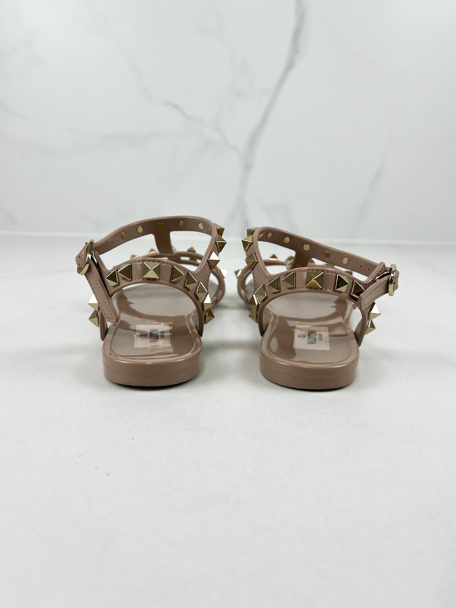 Valentino Jelly Rockstud Sandals Size 35