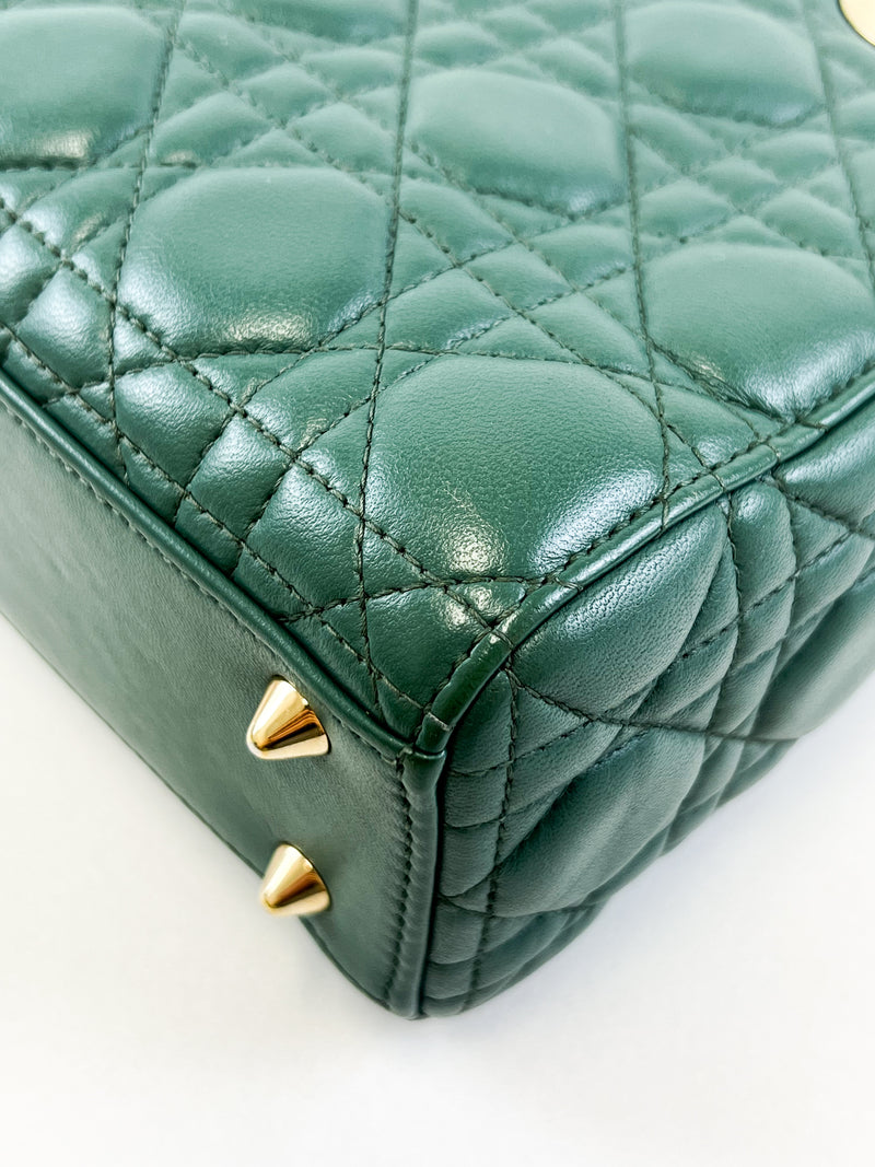 Christian Dior Small Lady Dior Teal