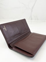 Chanel CC Black Caviar Flap Wallet GHW