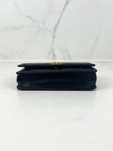 Chanel 19 Navy Wallet on Chain WOC in Lambskin Leather