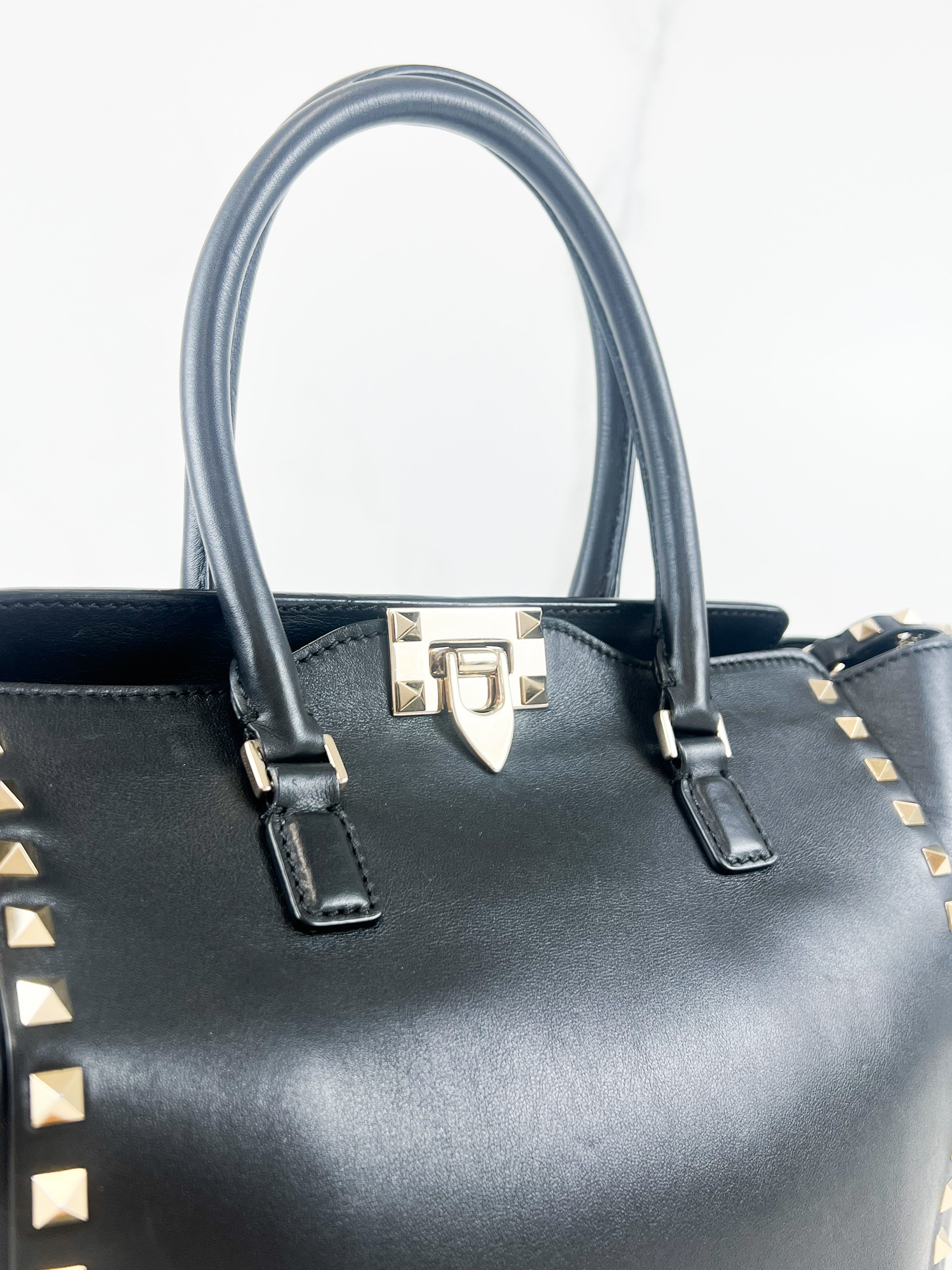 Valentino Garavani Rockstud Leather Tote