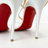 Christian Louboutin Rosalie 100mm White Size 37.5