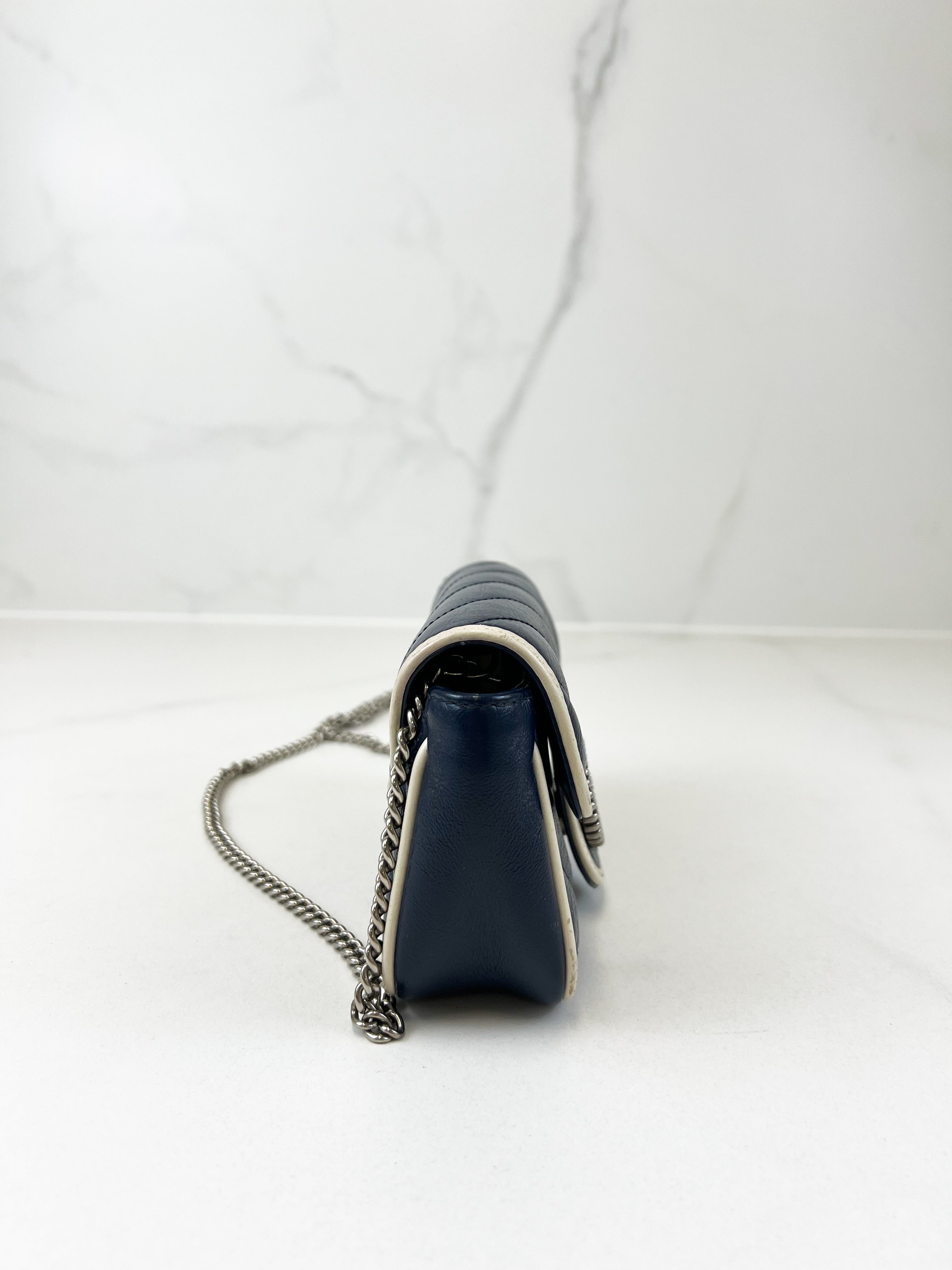 Gucci Marmont Leather crossbody Nano Bag