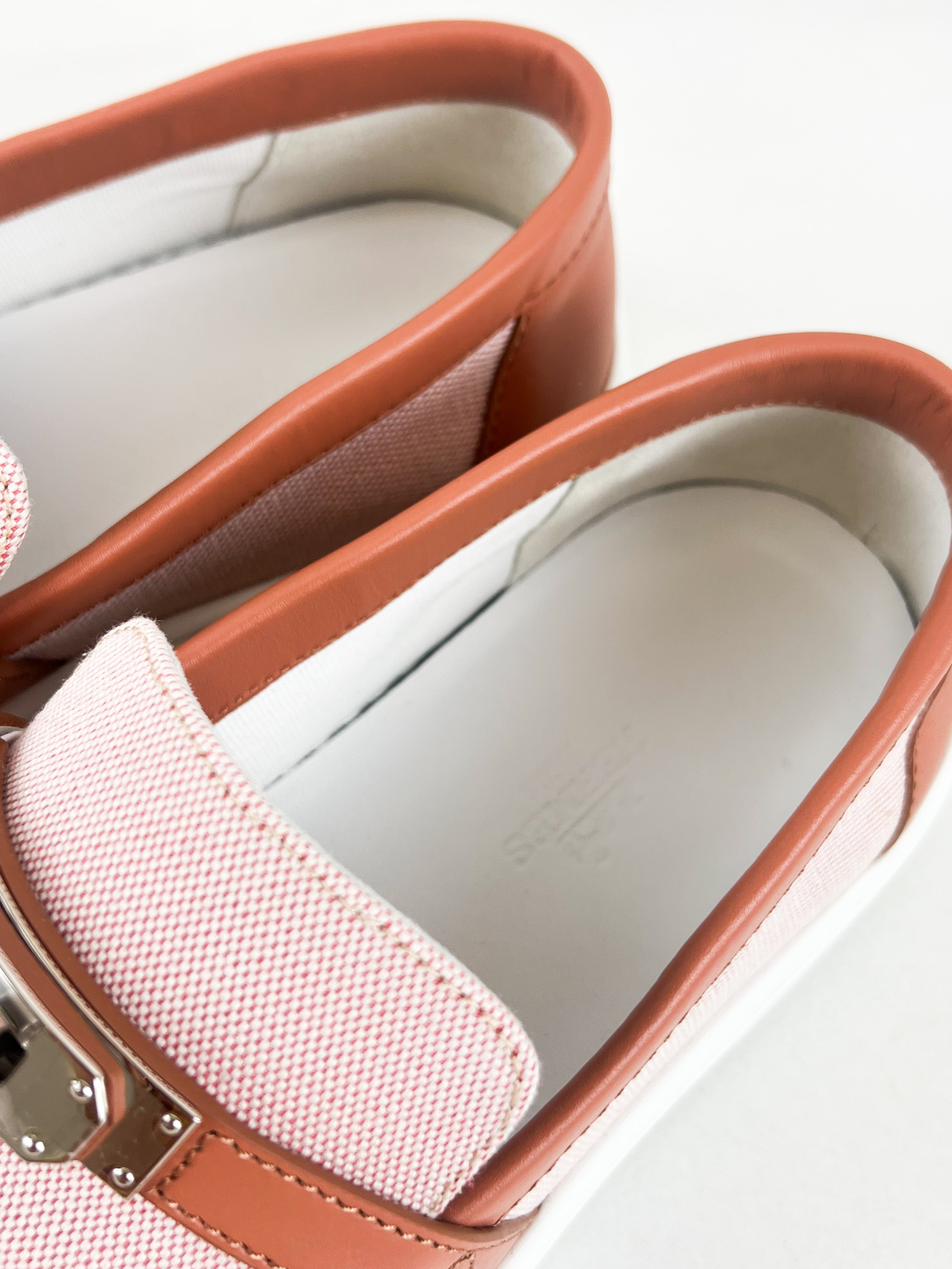 Hermes Game Slip-On Sneaker in Size 37.5