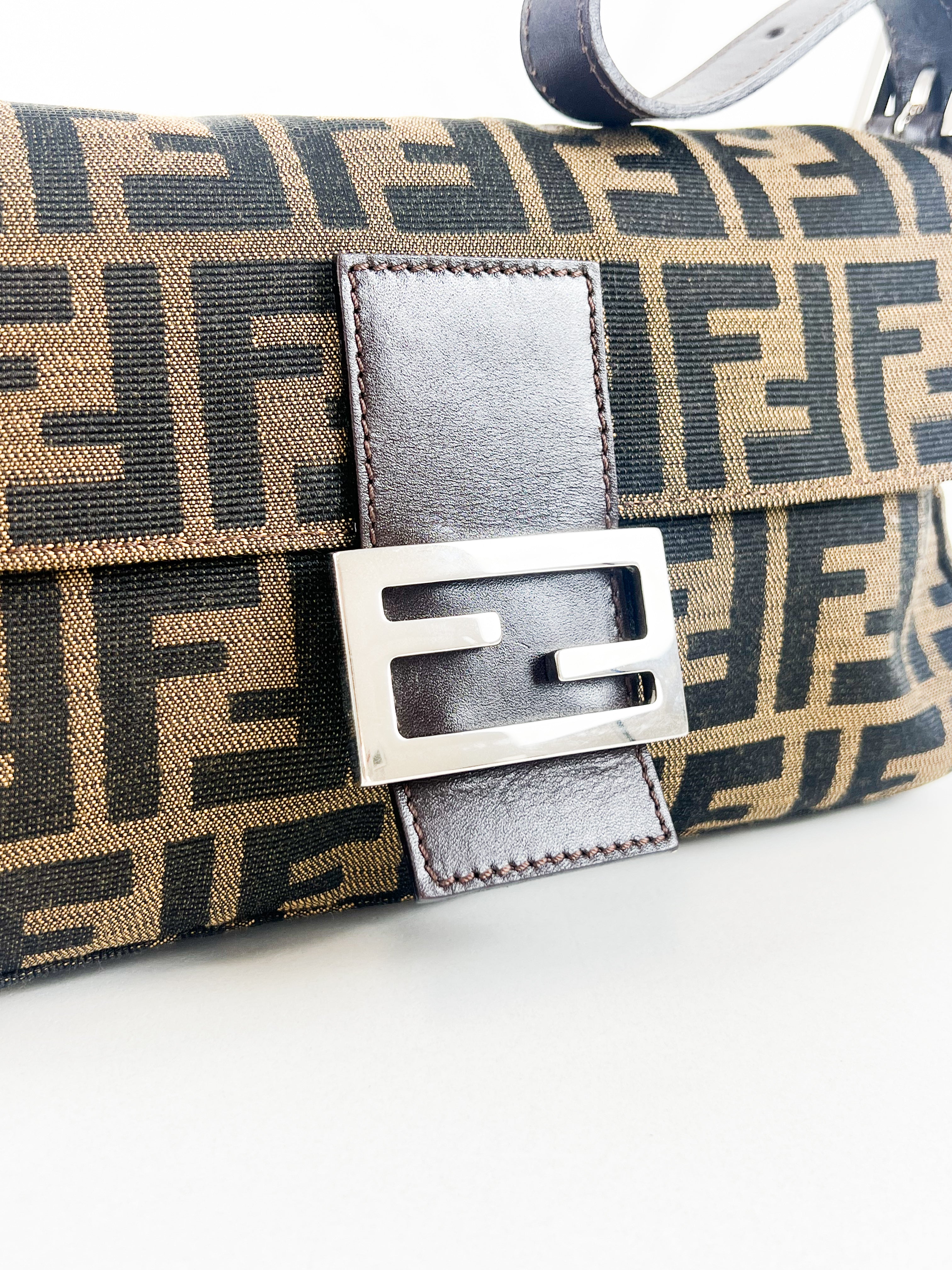 Fendi Vintage FF Baguette in Canvas