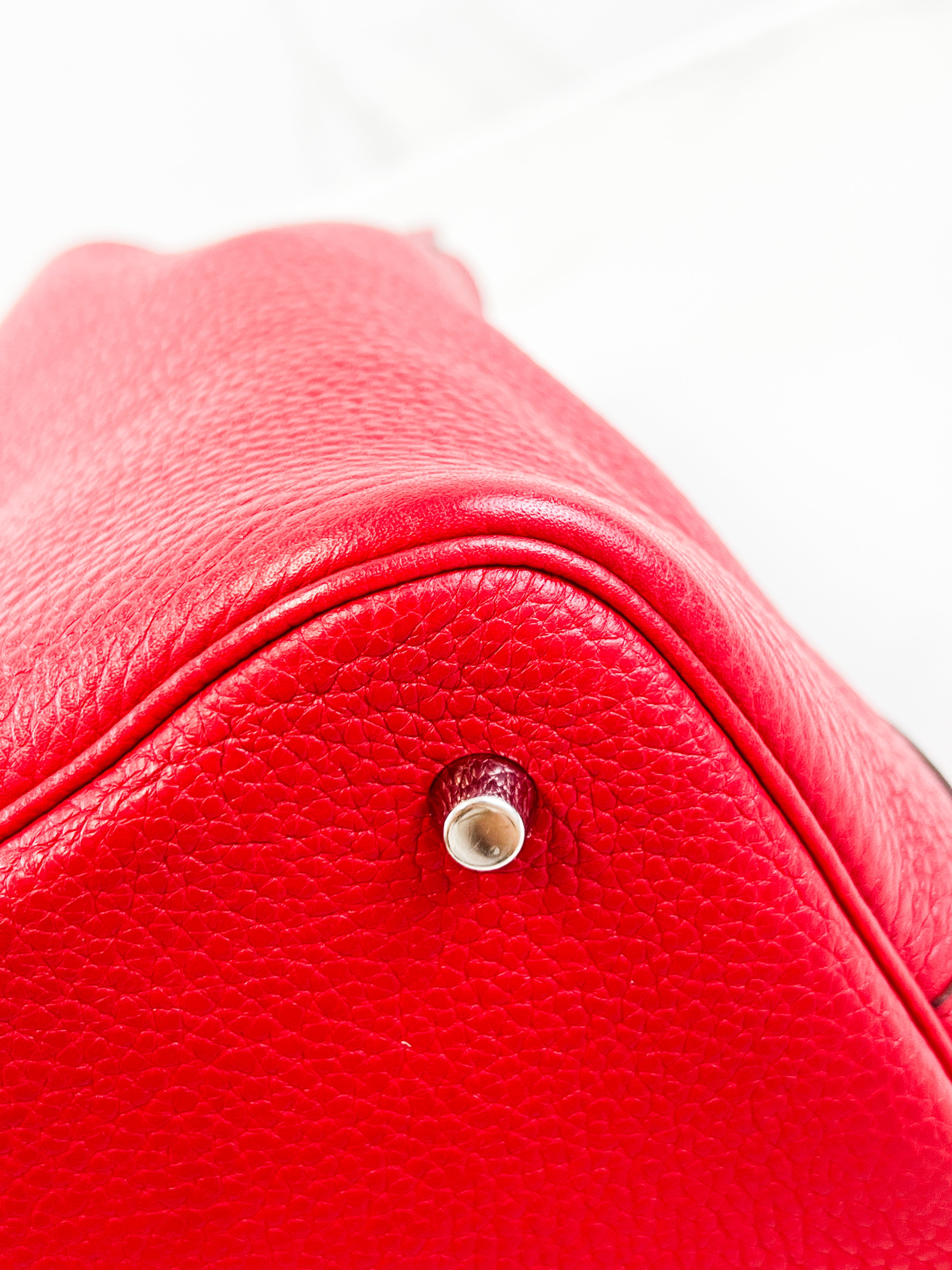 Hermes Picotin 22 Red Leather