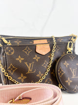 Louis Vuitton Multi Pochette Accessories in Rose Clair
