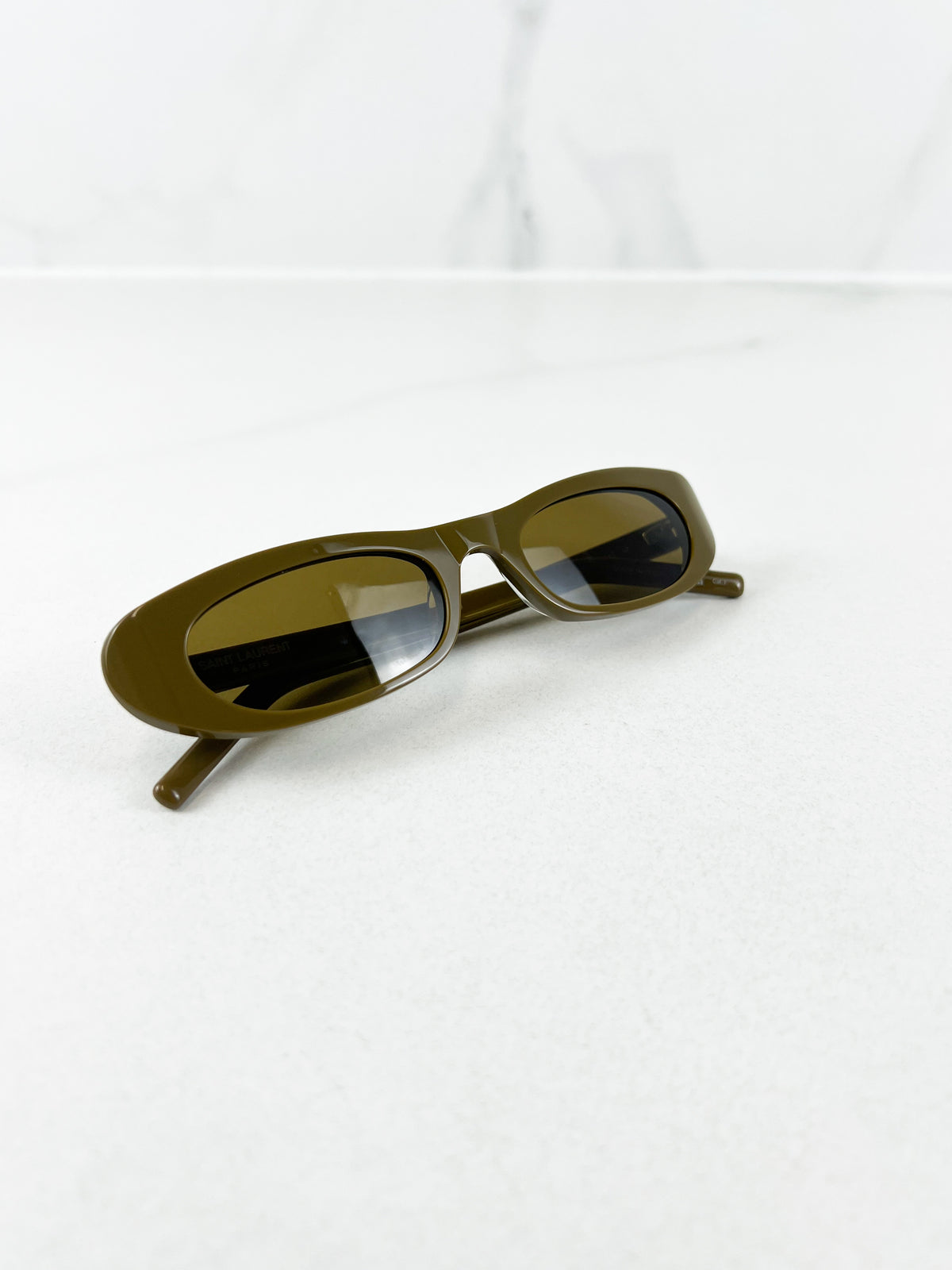 Saint Laurent SL 557 Yellow/Honey Sunglasses