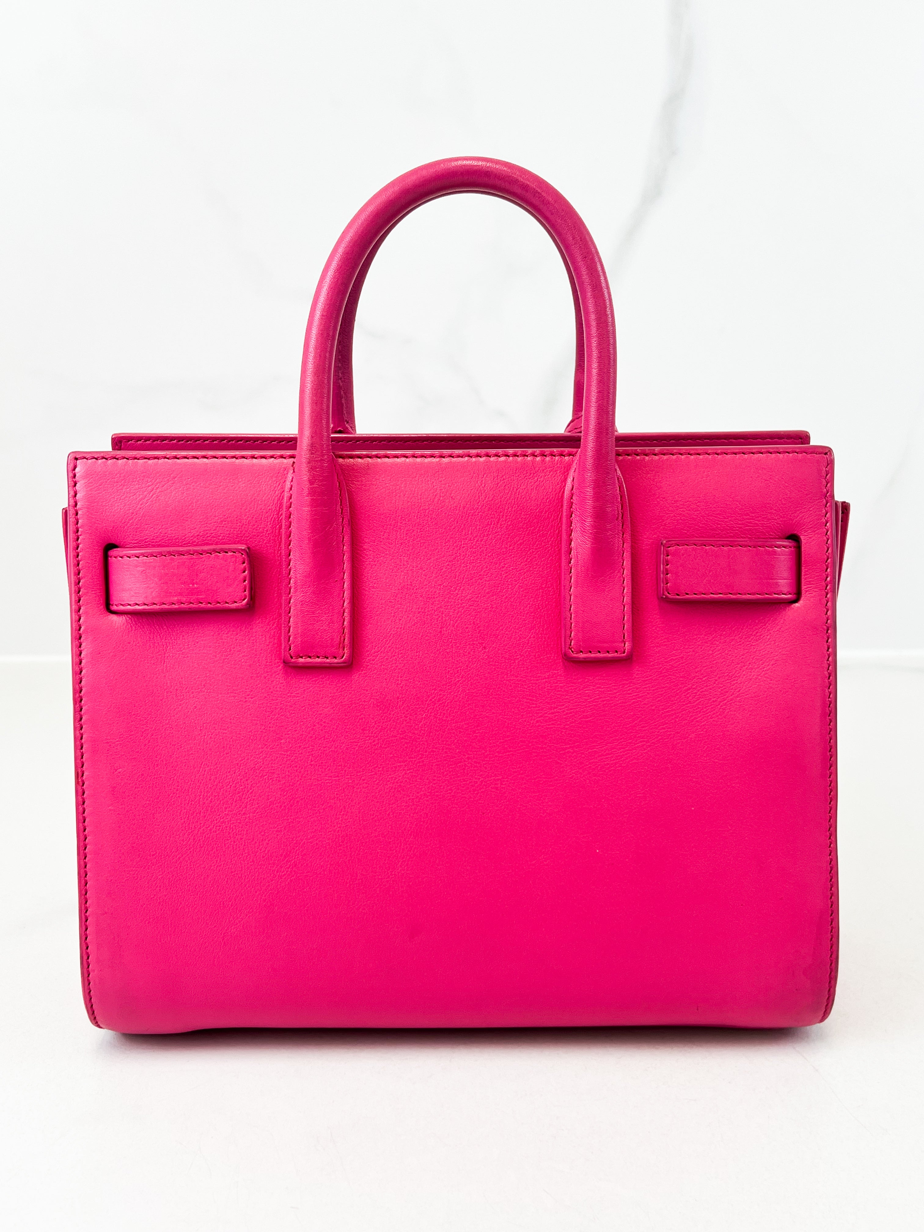 Saint Laurent Nano Sac De Jour in Pink