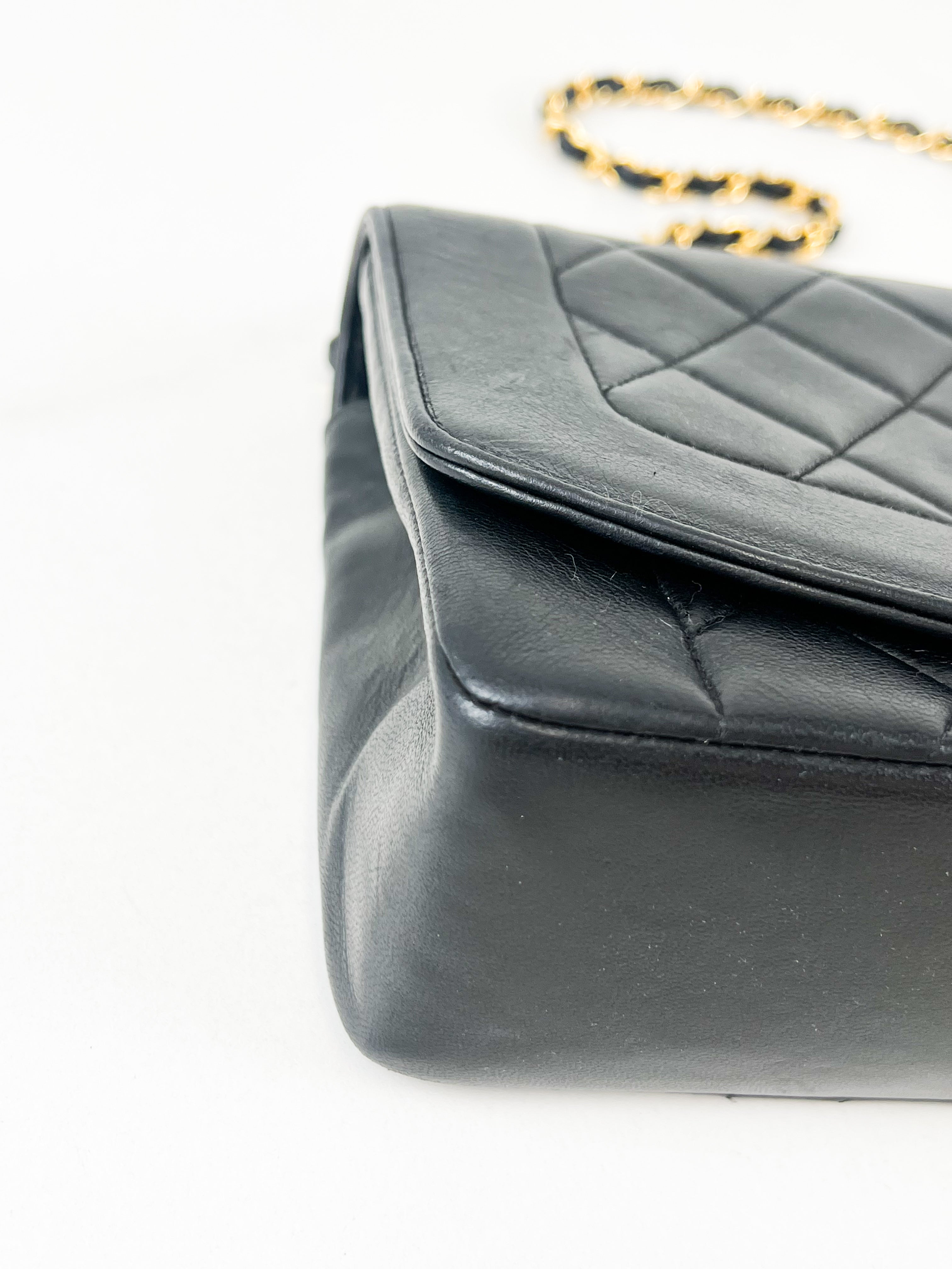 Chanel Vintage Diana Flap Medium Lambskin