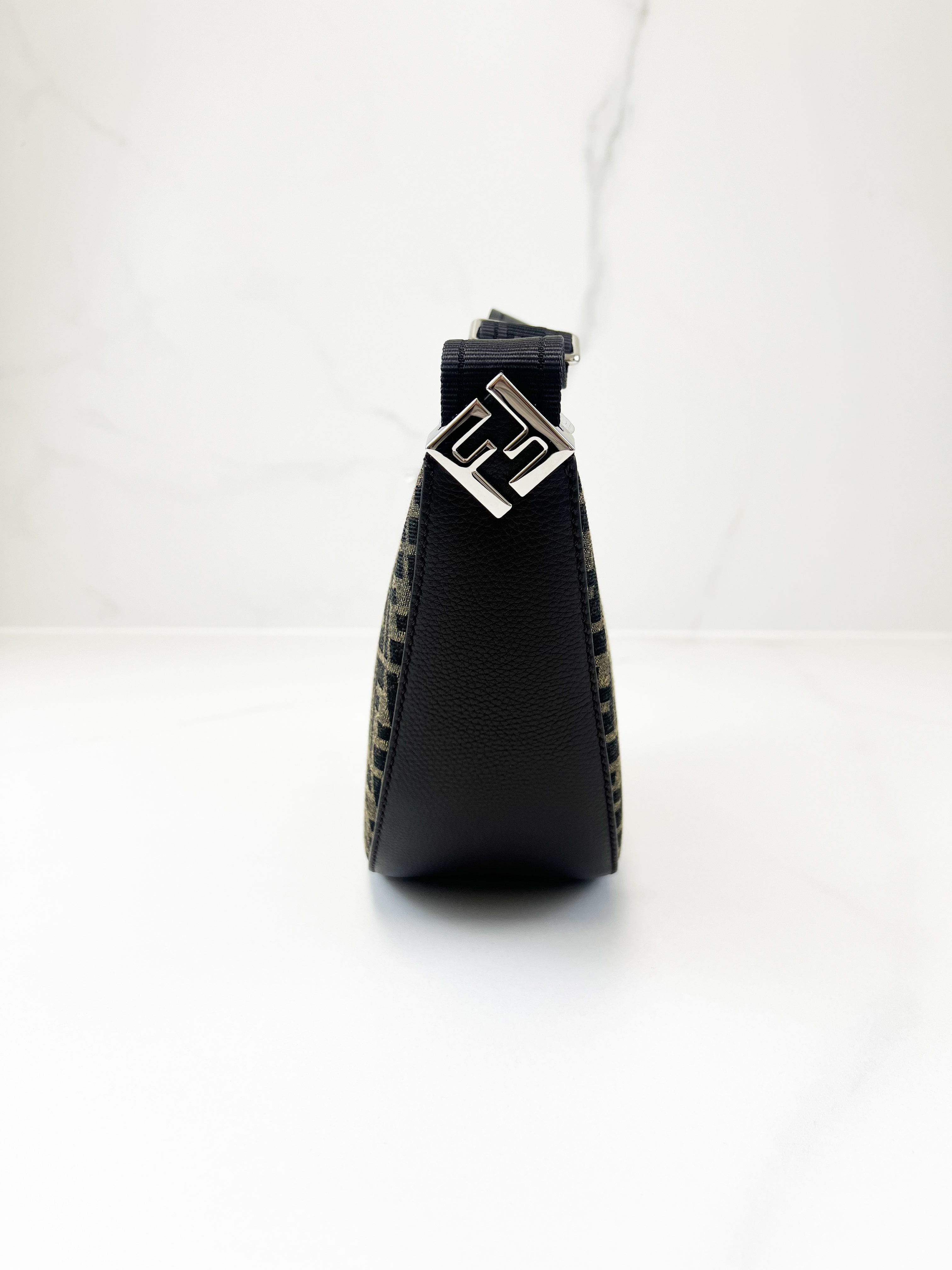 Fendi FF Jacquard Small Melon Bag