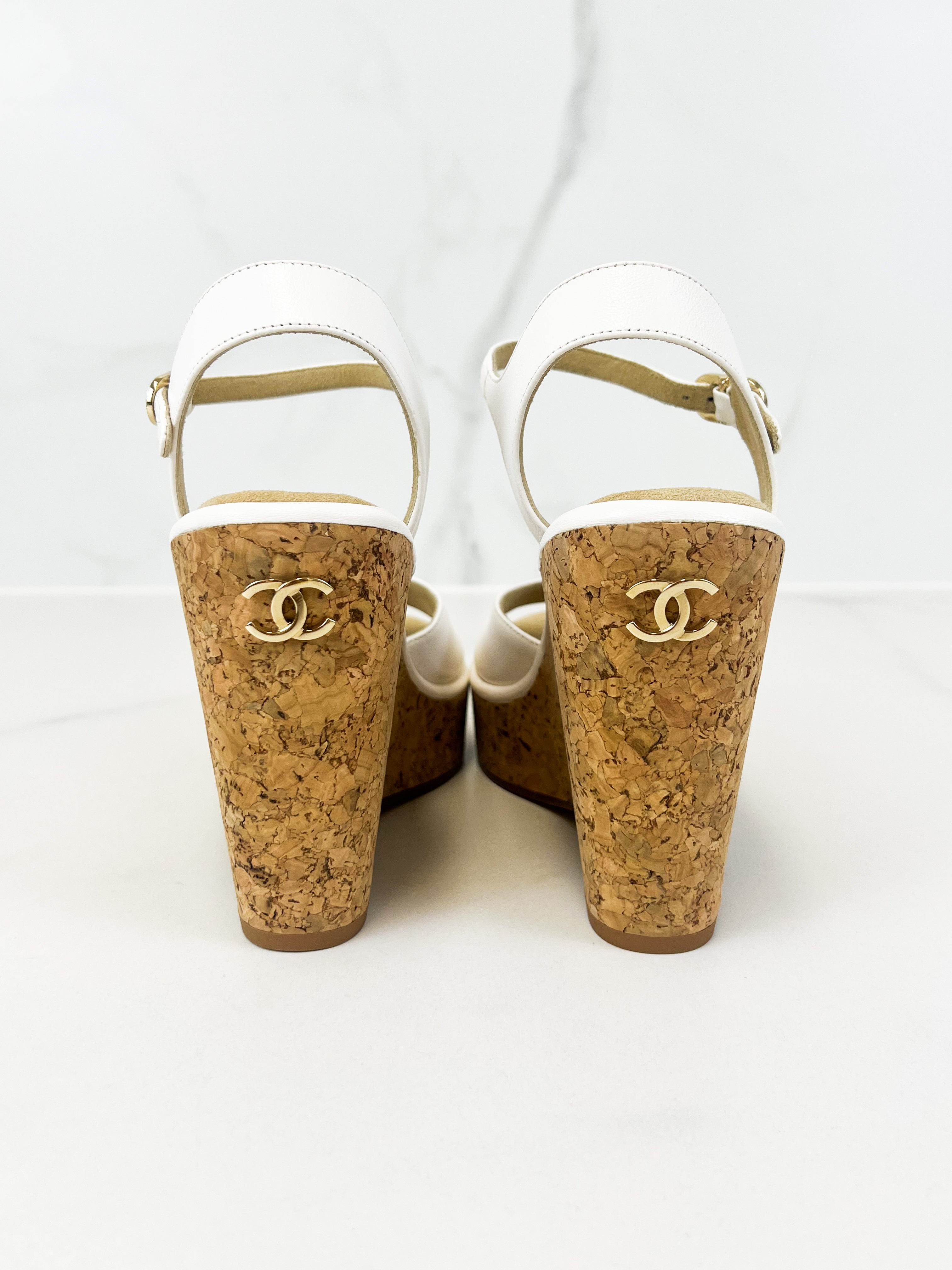 Chanel Wedges Size 38.5