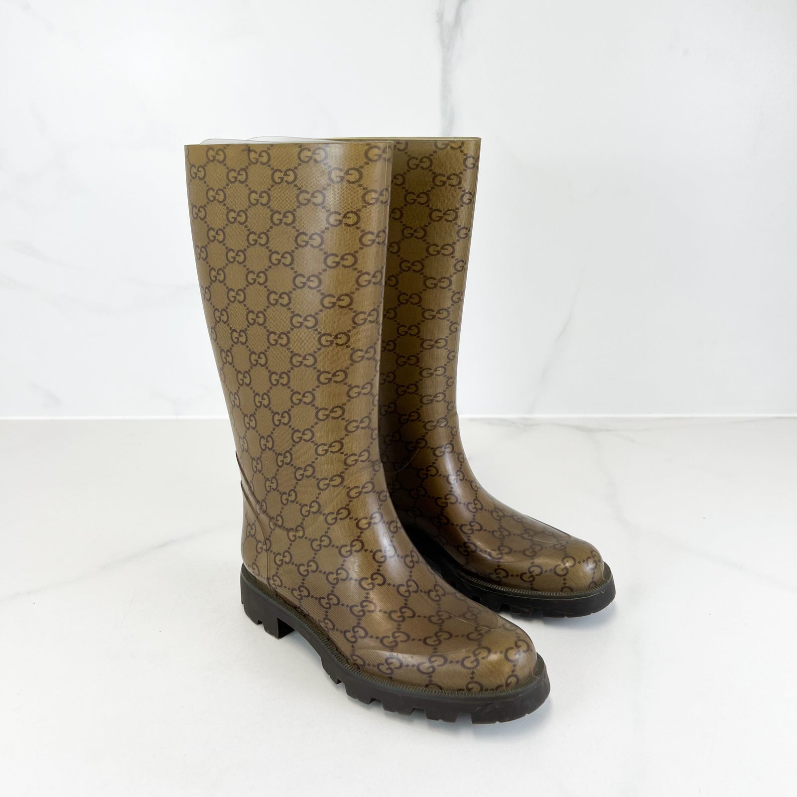 Gucci wellington boots outlet