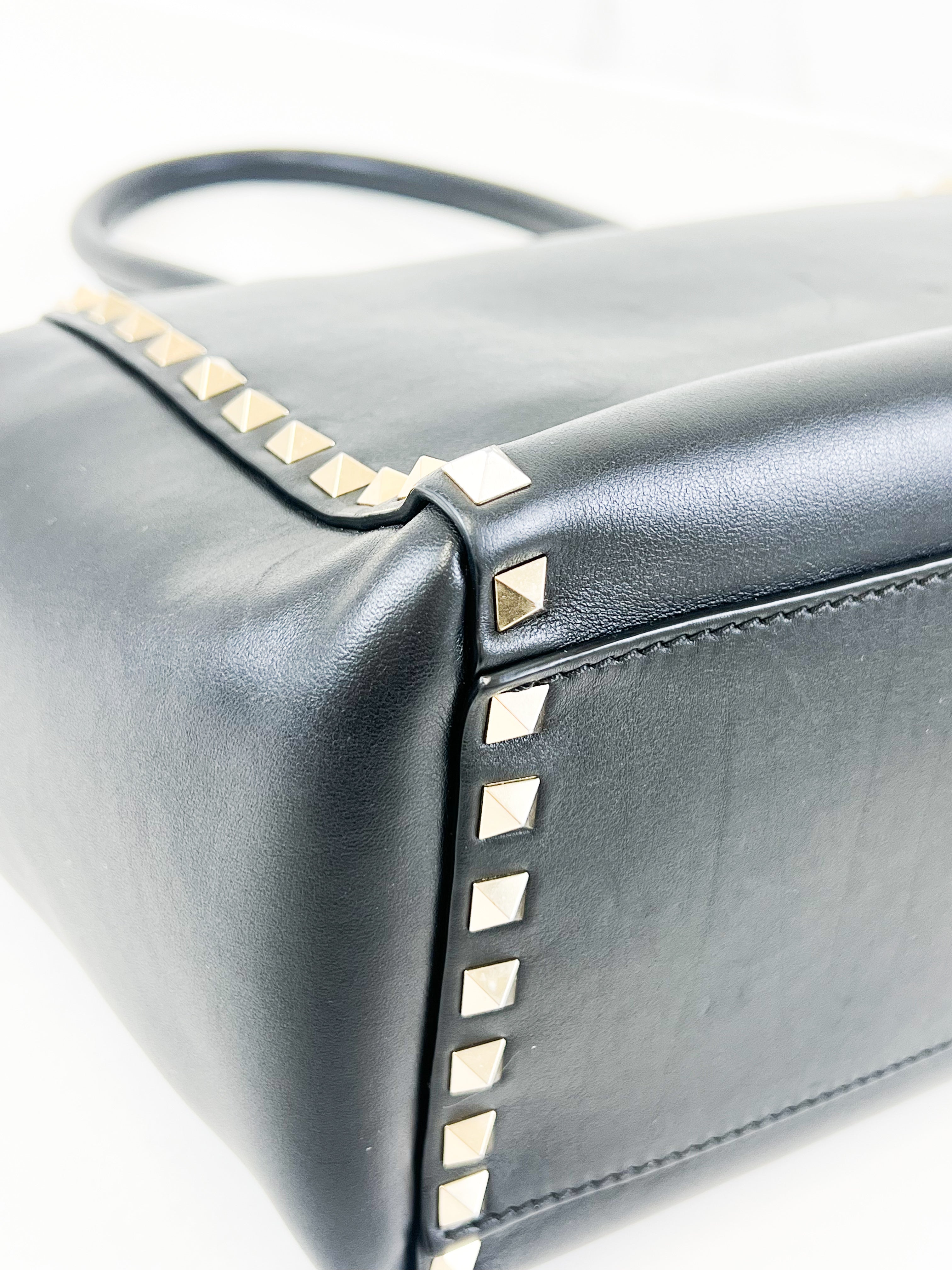Valentino Garavani Rockstud Leather Tote