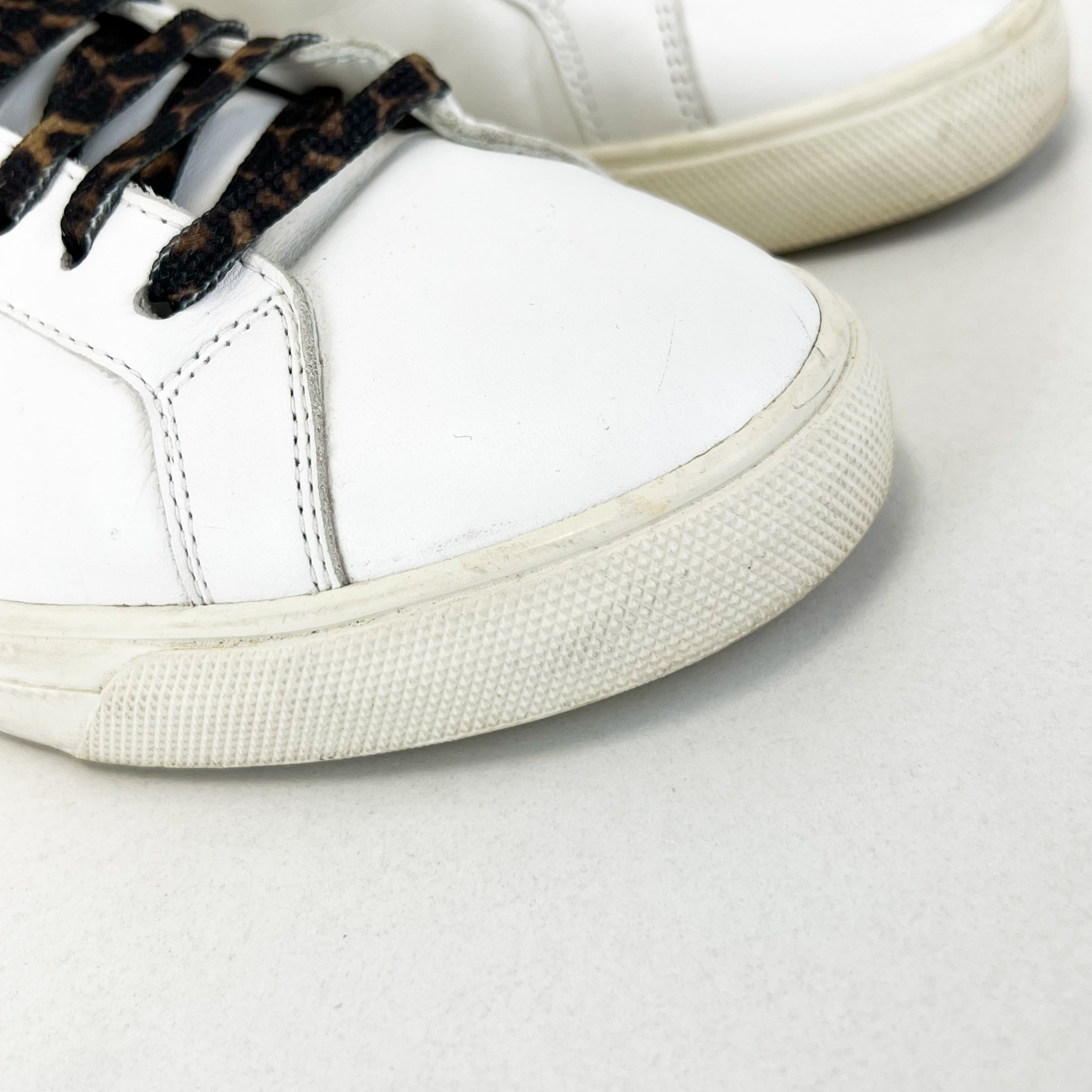 Saint Laurent Andy Leather Sneakers Size 38