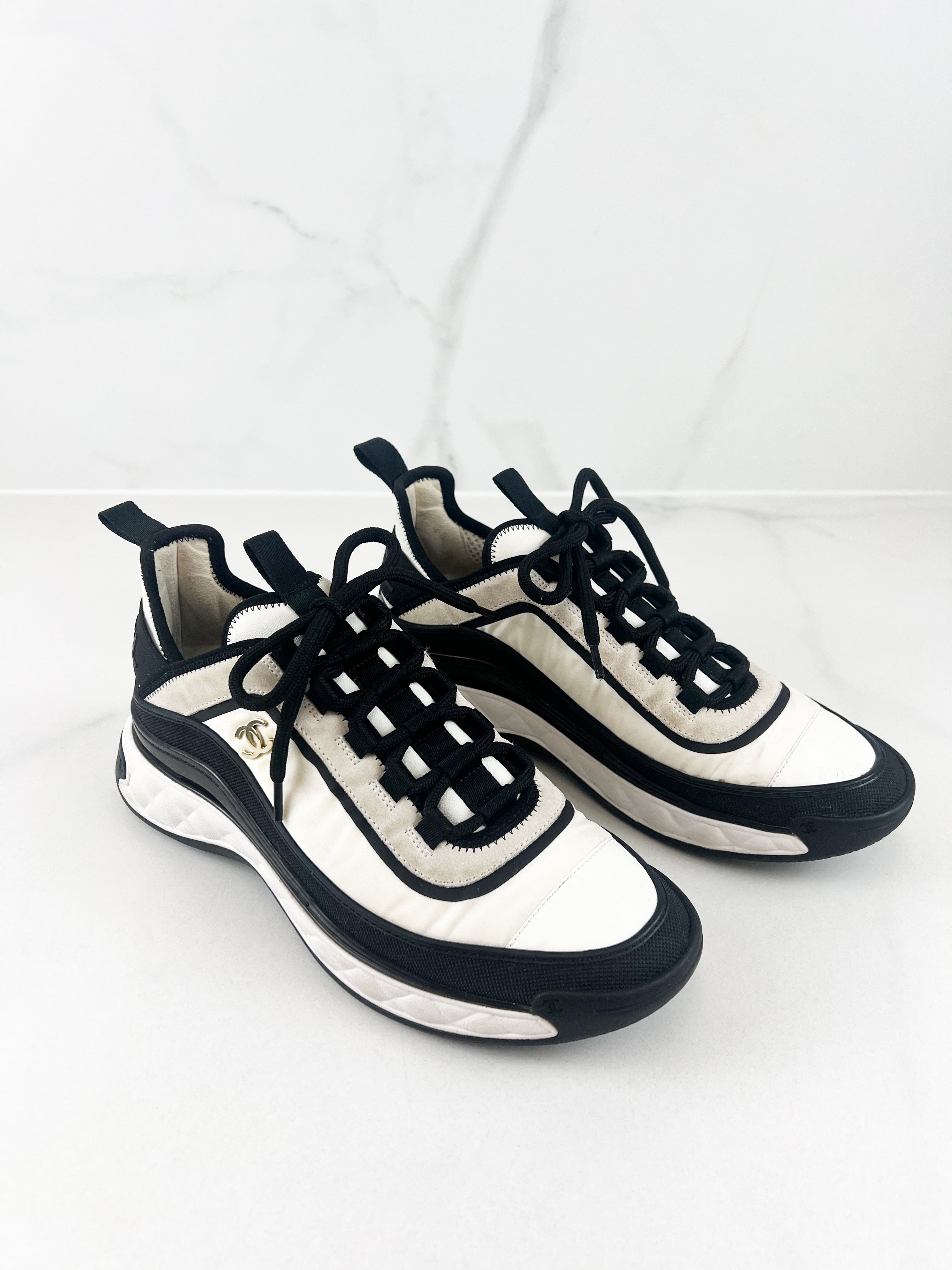 Chanel CC Logo Sneaker Size 39.5
