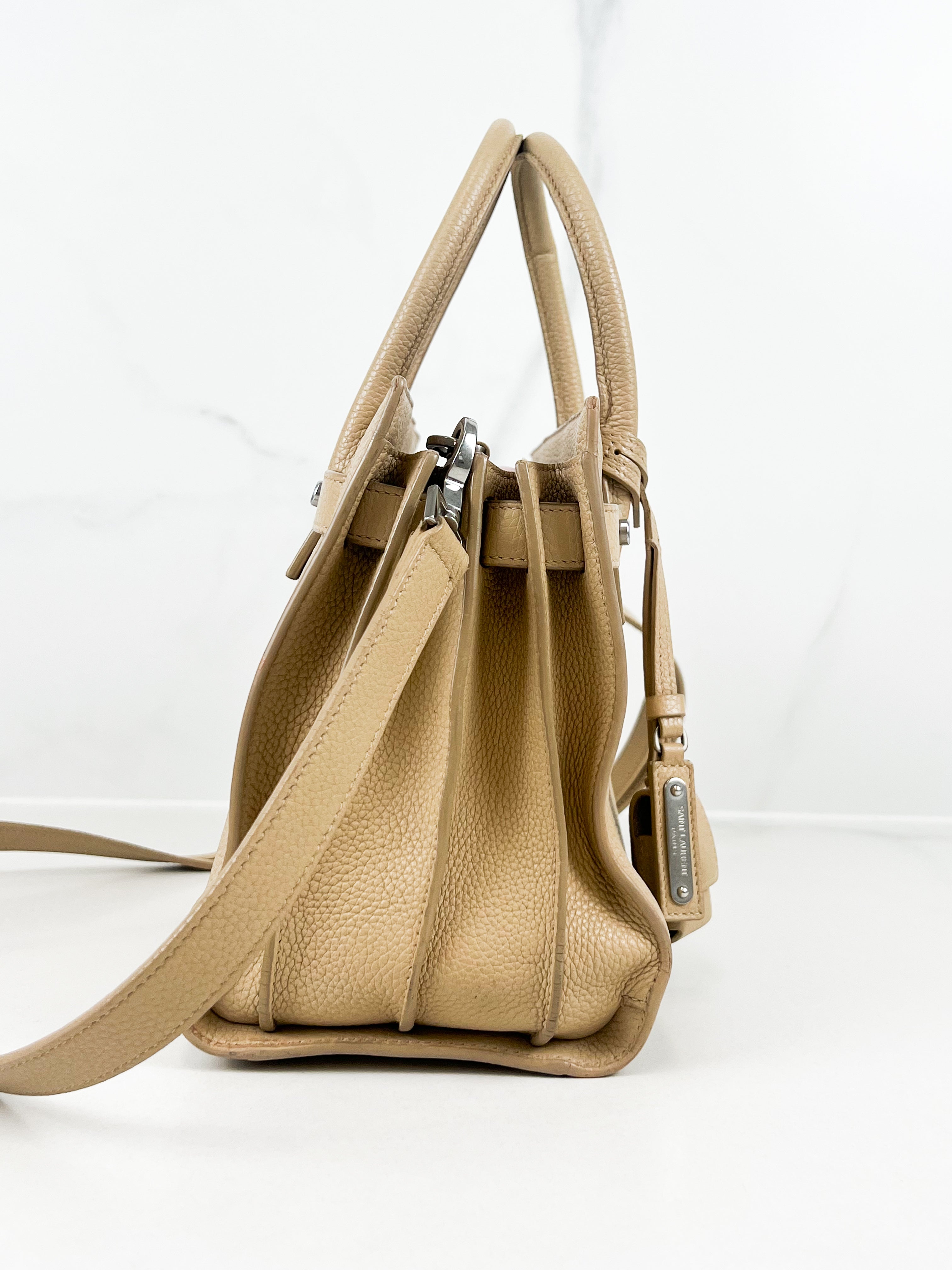 Saint Laurent Sac De Jour in Beige
