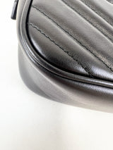 Gucci Black GG Small Marmont Shoulder Bag