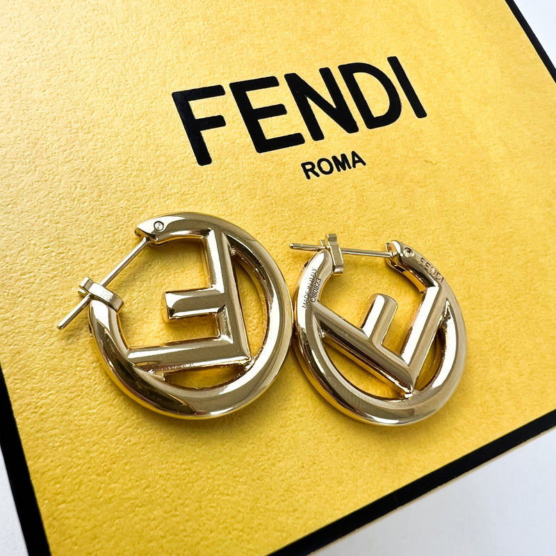 Fendi F is Fendi Gold Earrings