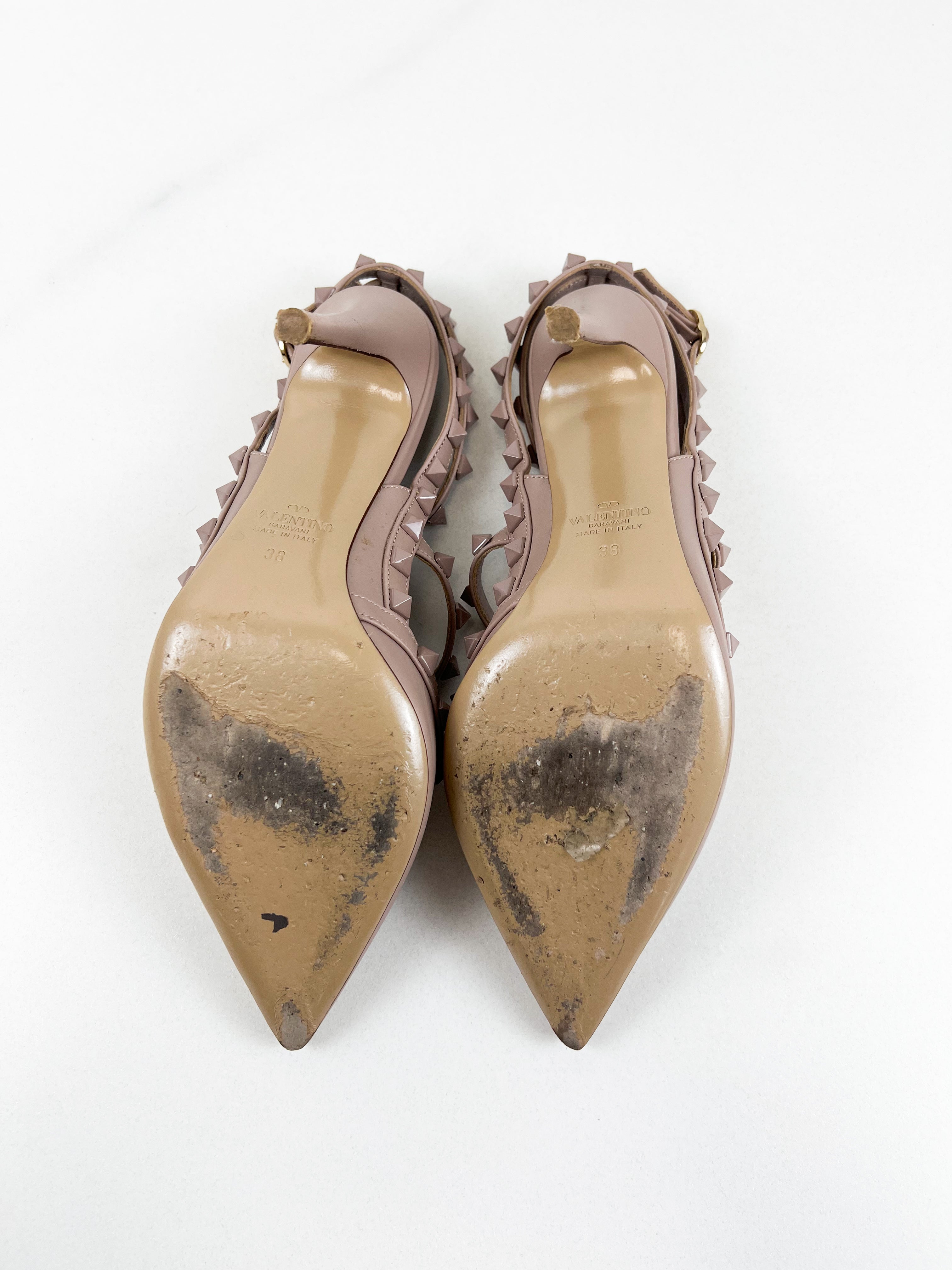Valentino Garavani Rockstud Caged Pump Size 38