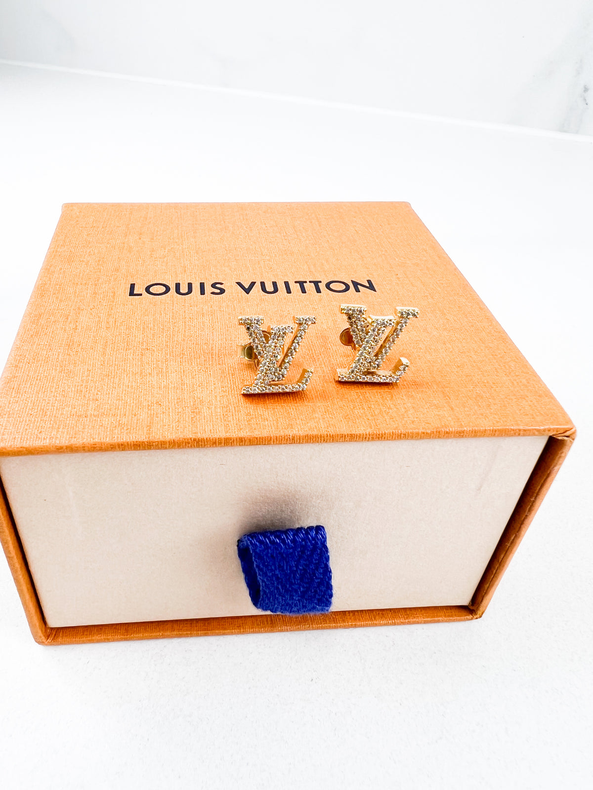 Louis Vuitton Iconic Crystal LV Studs