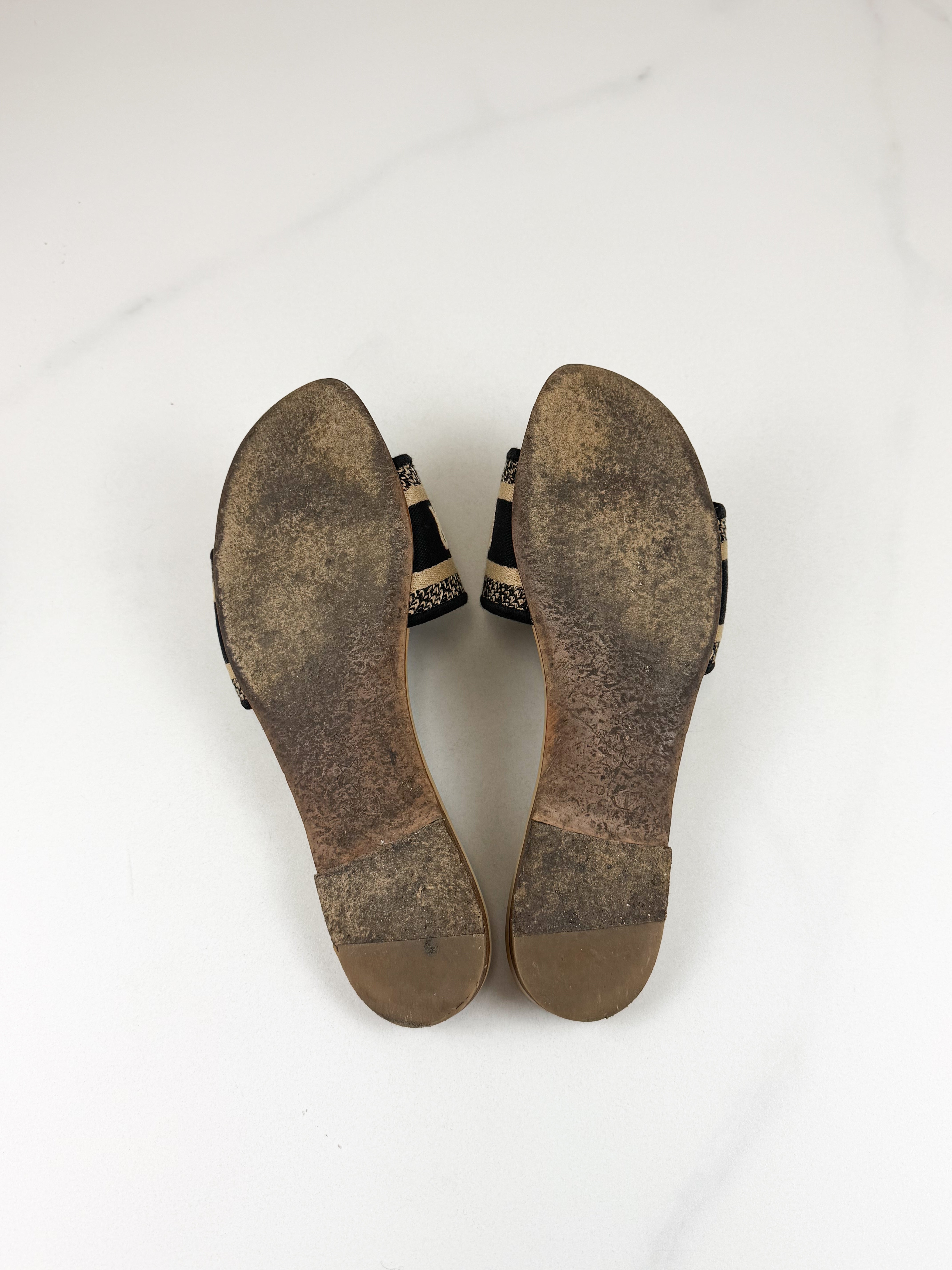 Christian Dior Dway Slides Size 39