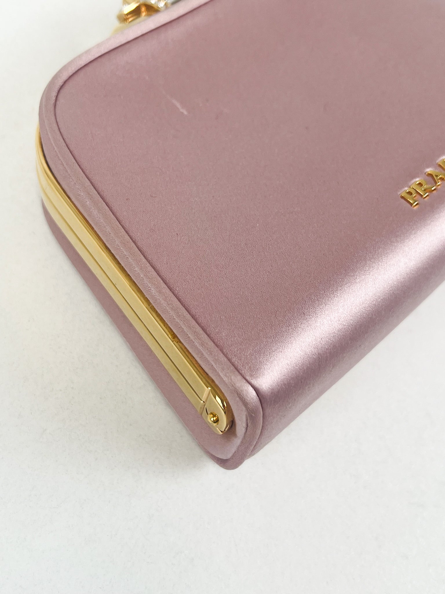 Prada Pink Diamond Clutch